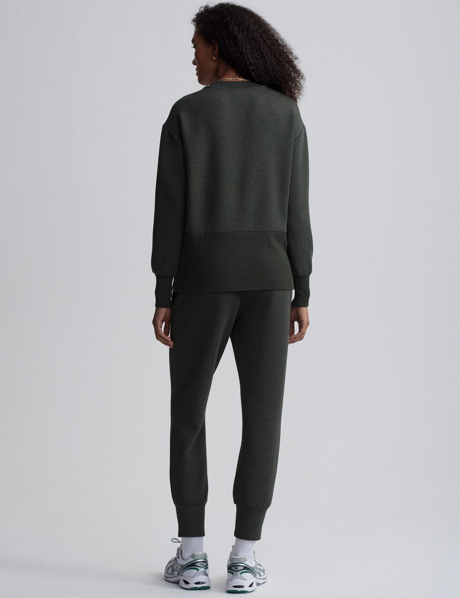 Lowry Sweat - Olive Marl Color Sweatshirt for Men & Women | Comfortable Casual Wear for Gym, Lounge & Everyday Outfits