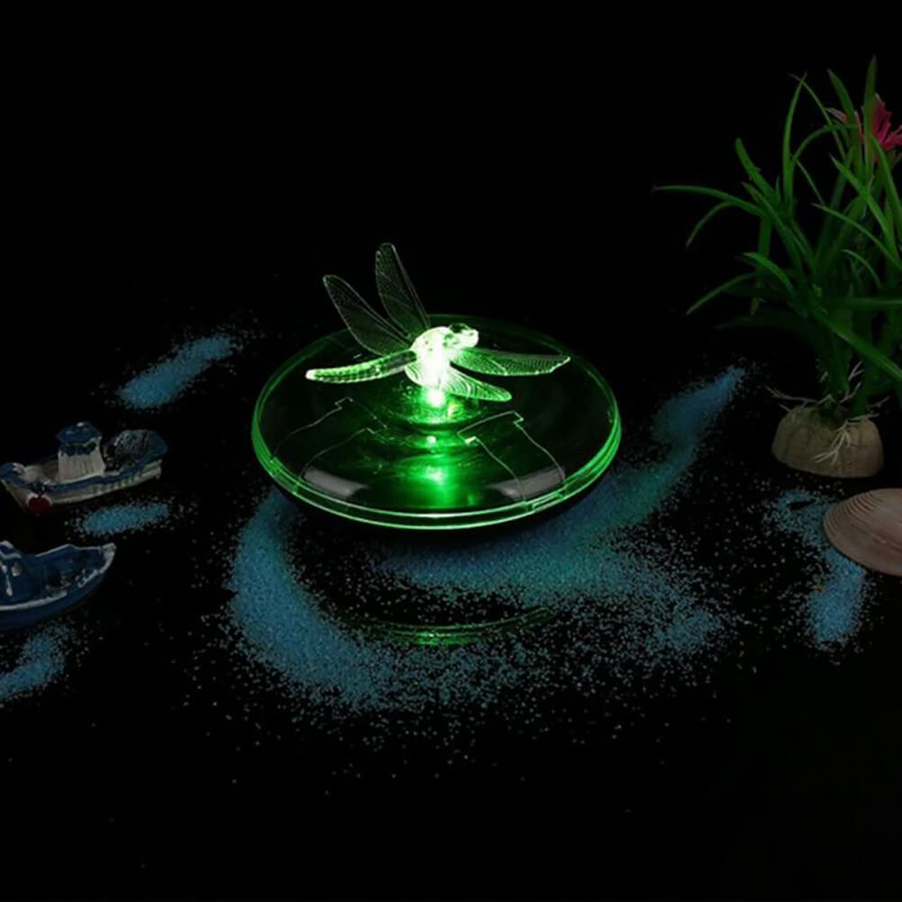 TIZJ Solar LED Floating Pool Lights - RGB Color Changing Butterfly & Dragonfly Shape for Inground Pools, Outdoor Garden, Fountain Decorations | Perfect for Pool Parties, Night Swimming & Water Features Lighting