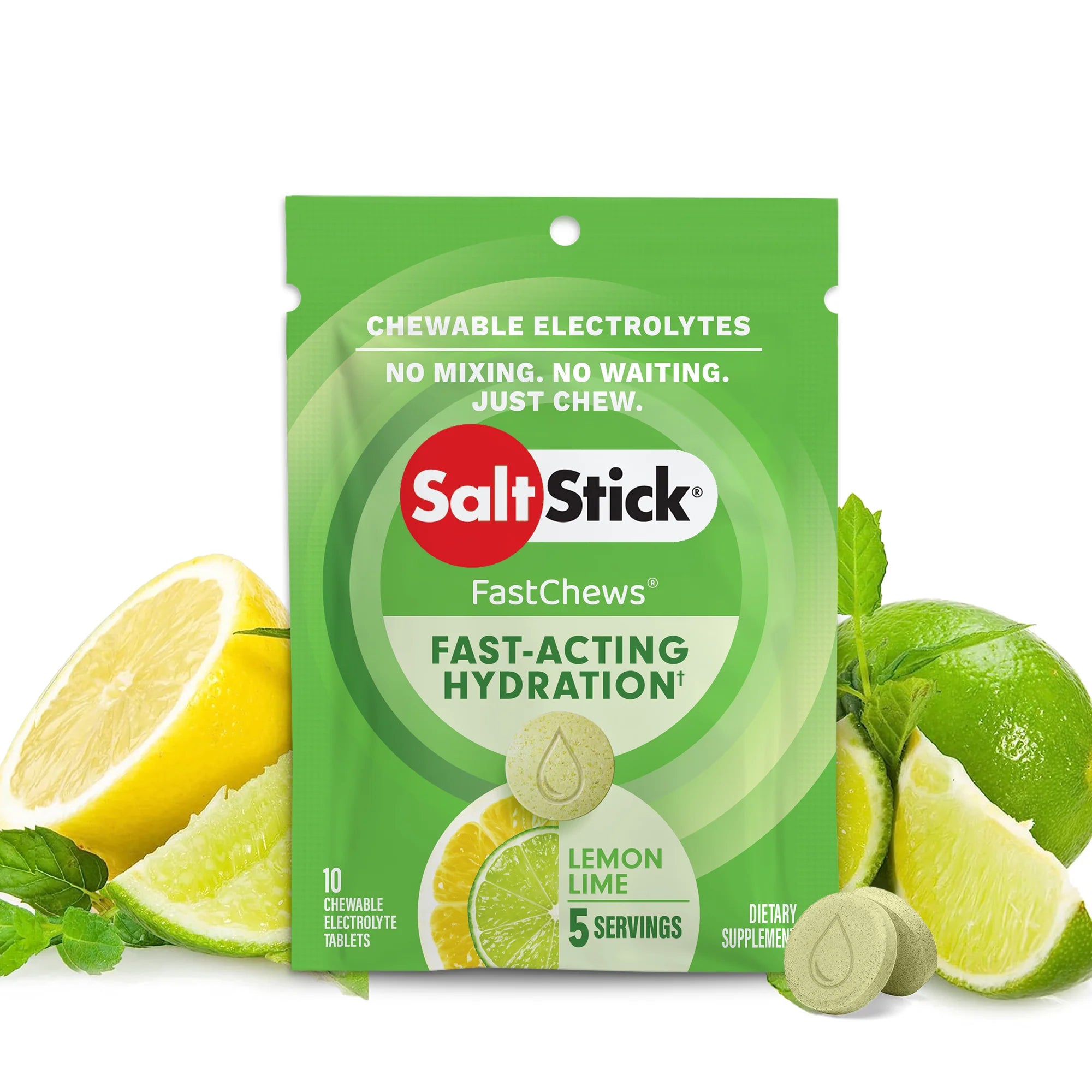 Salt Stick FastChew Electrolyte Replacement Capsules - 3 Pack | Hydration for Athletes, Runners & Outdoor Activities
