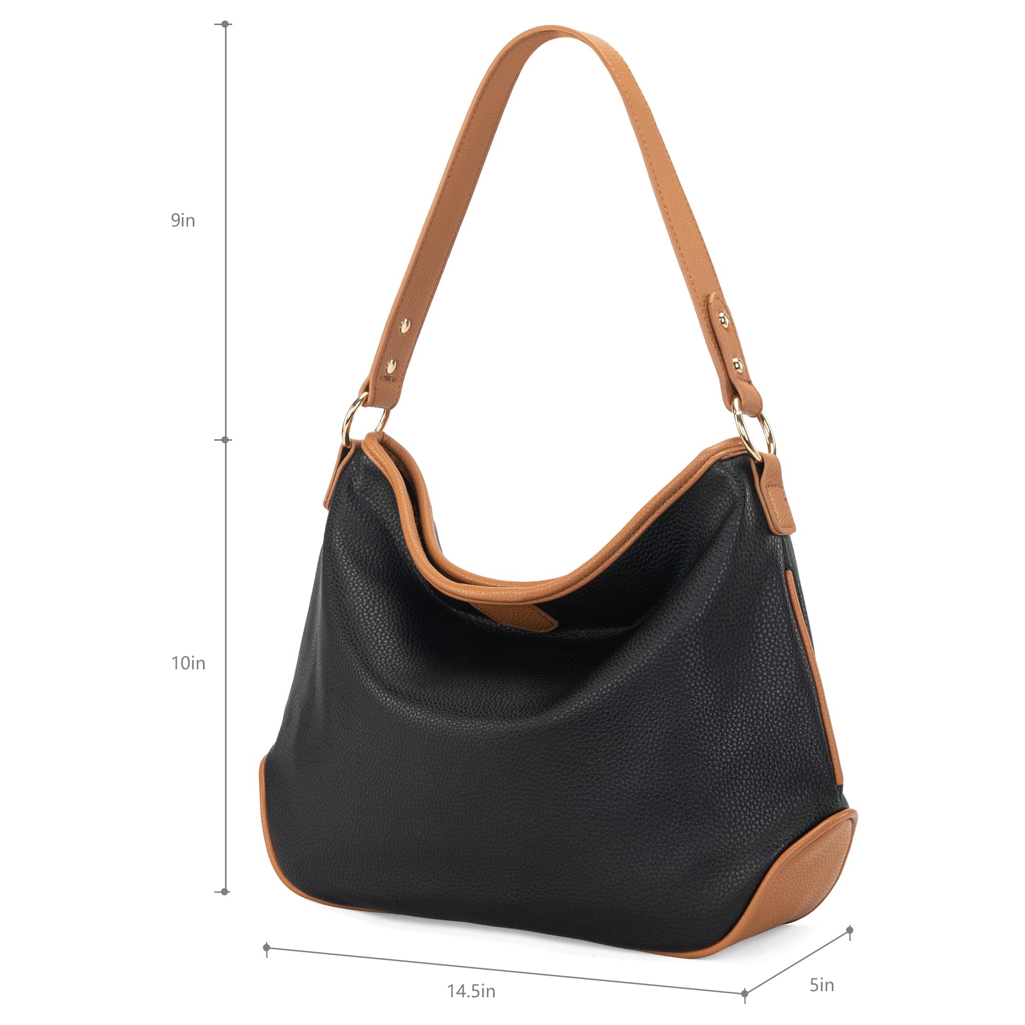 Montana West Hobo Bags for Women - Stylish Leather Shoulder Satchel Purse & Handbag for Work, Travel & Everyday Use