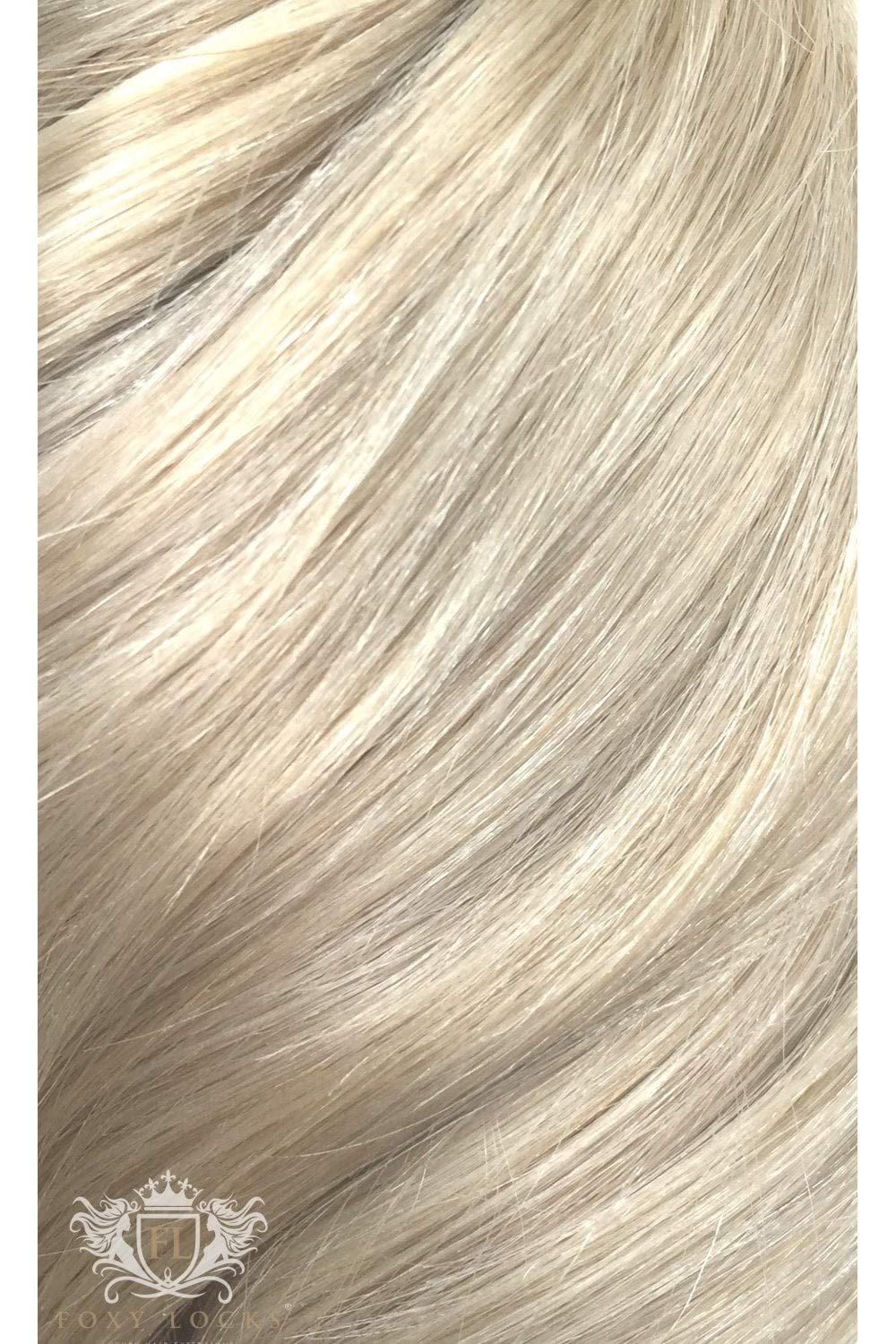 Foxy Locks Deluxe Clip-In Human Remy Hair Extensions 20+ Natural Shades - 18/20 Inch (18