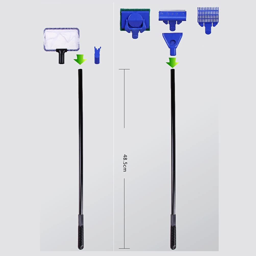 POPETPOP Aquarium Cleaning Kit - Fish Tank Cleaner Tools for Easy Maintenance