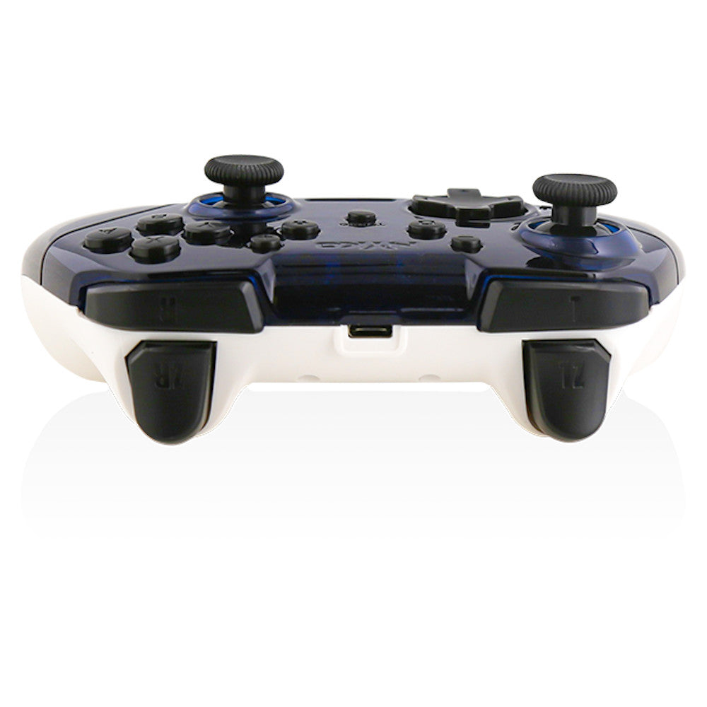 Nyko Wireless Core Controller for Nintendo Switch - Blue & White - Ergonomic Design, Long Battery Life - Perfect for Gaming at Home or On-the-Go