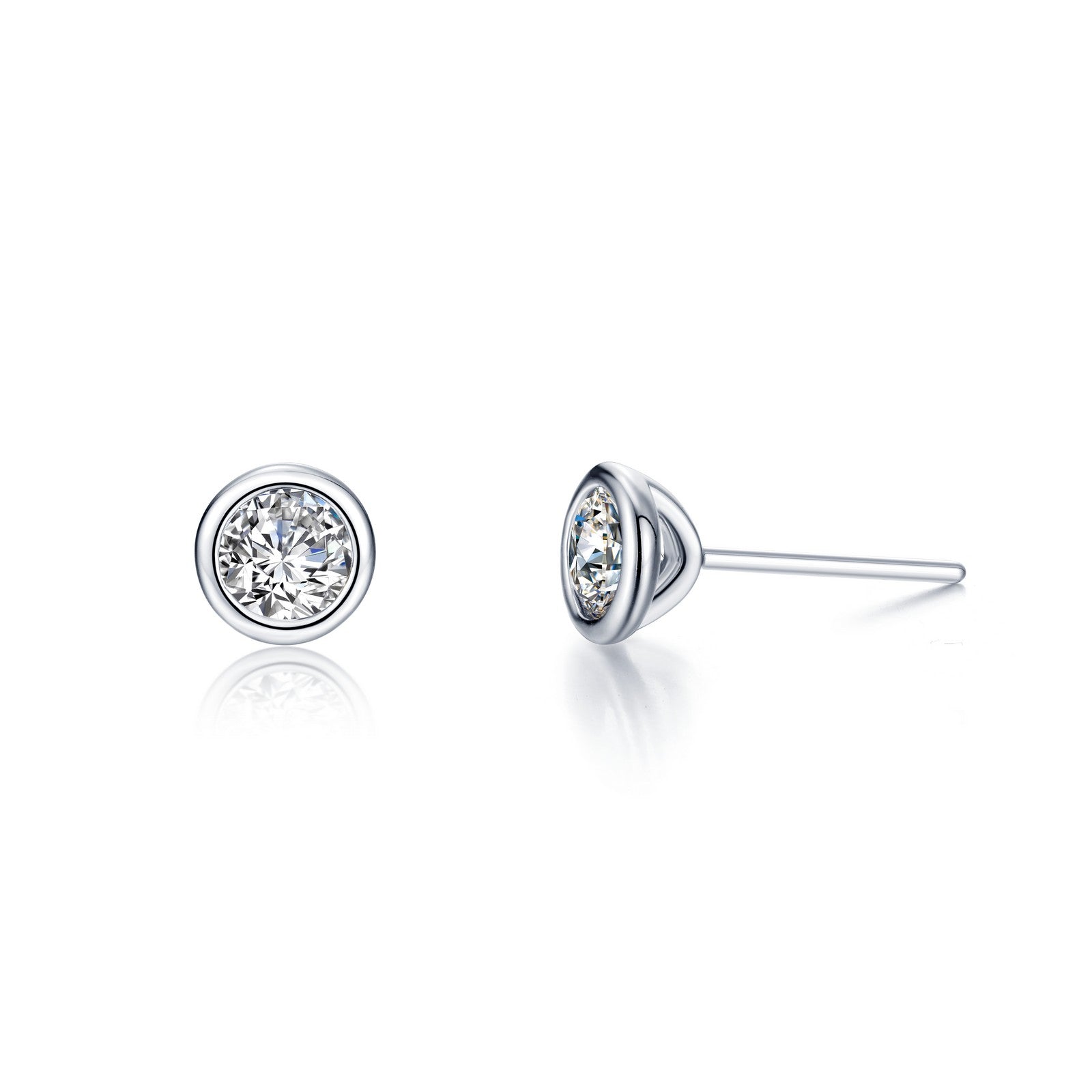 1.5 CTW Solitaire Stud Earrings - 14K Gold Diamond Stud Earrings for Women - Perfect for Everyday Wear, Gift Giving & Special Occasions