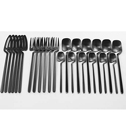 24pcs Black-Matte