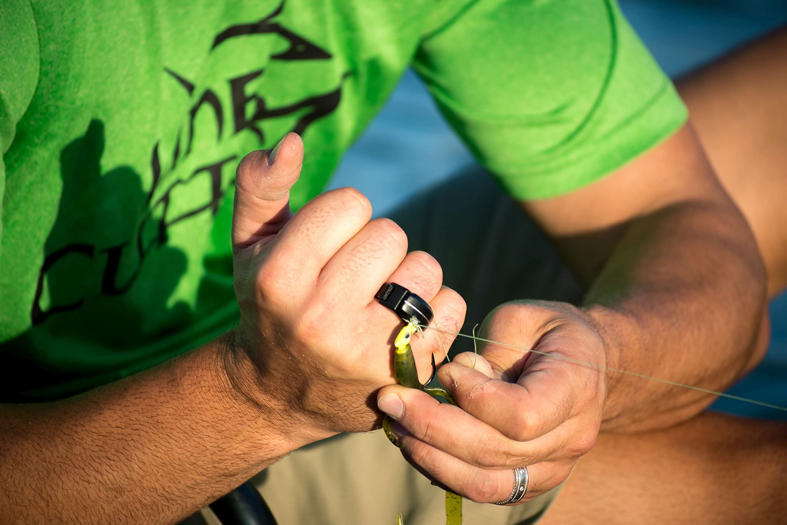 Line Cutterz Rust-Free Ceramic Blade Ring - Quick Fishing Line Cutter Tool for Saltwater & Freshwater Fishing | Perfect for Boats, Kayaks, and Shore Fishing
