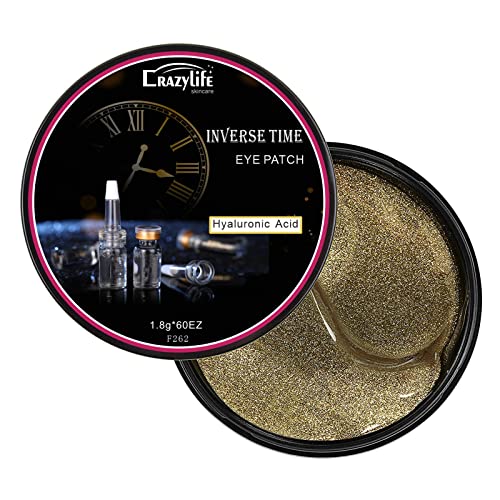 Green Tea & Hyaluronic Acid Collagen Eye Mask 5ml - Anti-Wrinkle, Dark Circle Treatment, Puffiness Relief for Under Eye Bags | Cooling Gel Eye Pads for Skincare Routine, Spa Day & Travel Essentials