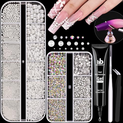 13 2 Boxes Nail Art Decos Set 35+Glue