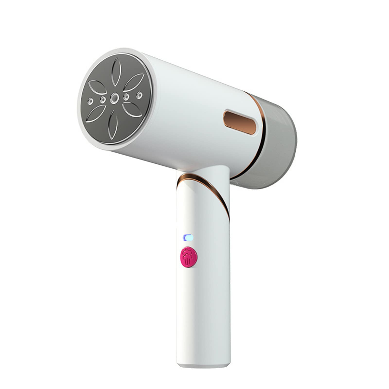 Portable Handheld Steamer for Clothes - 1600W 2-in-1 Fabric Wrinkle Remover with 3 Adjustable Steam Settings & 250ml Water Tank - Travel Garment Steamer for Suits, Dresses, Curtains & Home Use (White)
