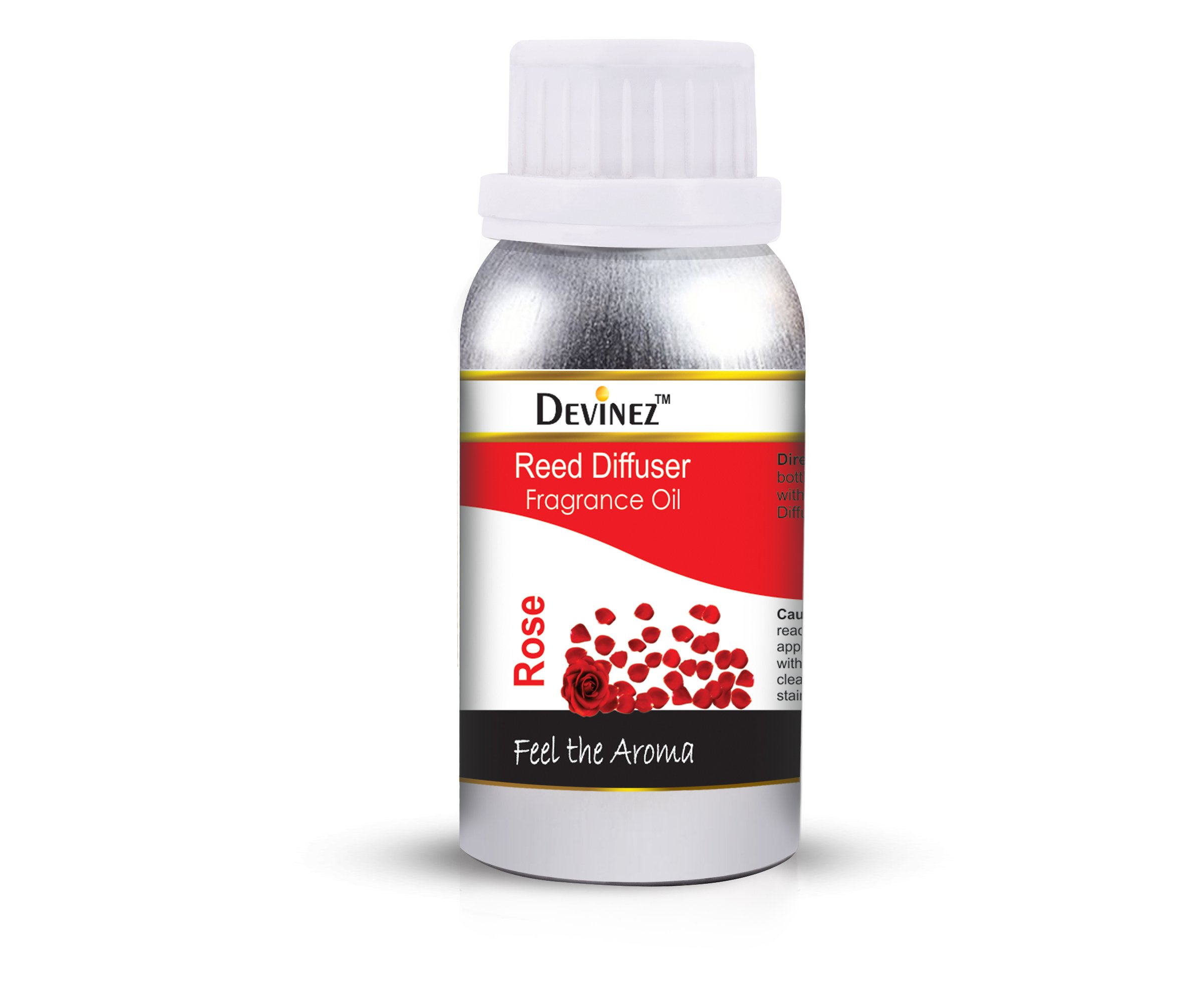 Devinez Rose Reed Diffuser Fragrance Oil - 250ml | Long-Lasting Aromatherapy for Home, Office & Spa | Floral Scent for Relaxation & Stress Relief