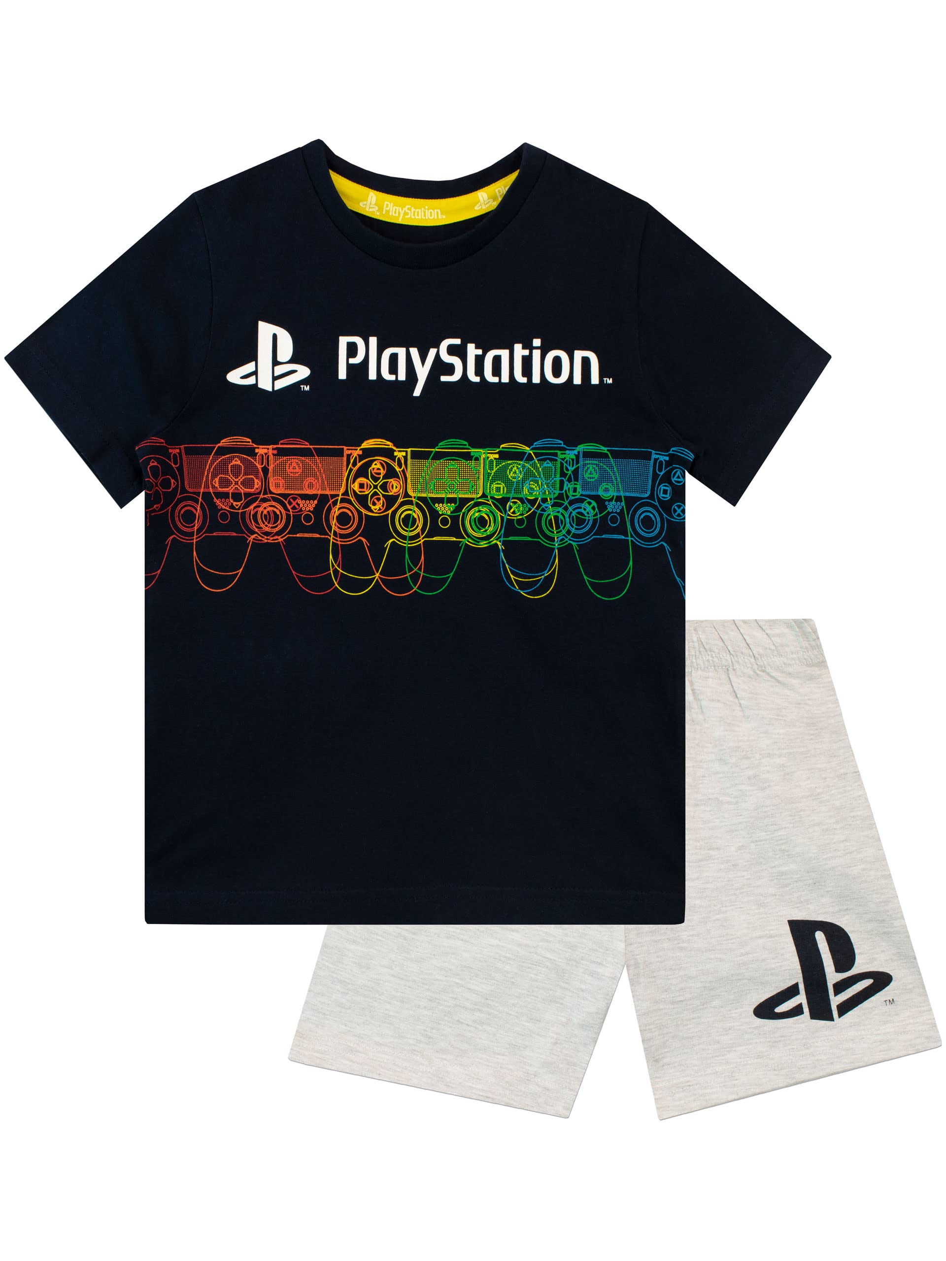 Boys' PlayStation Themed Pajama Set - Soft & Comfortable Sleepwear for Kids - Perfect for Gaming Nights & Sleepovers