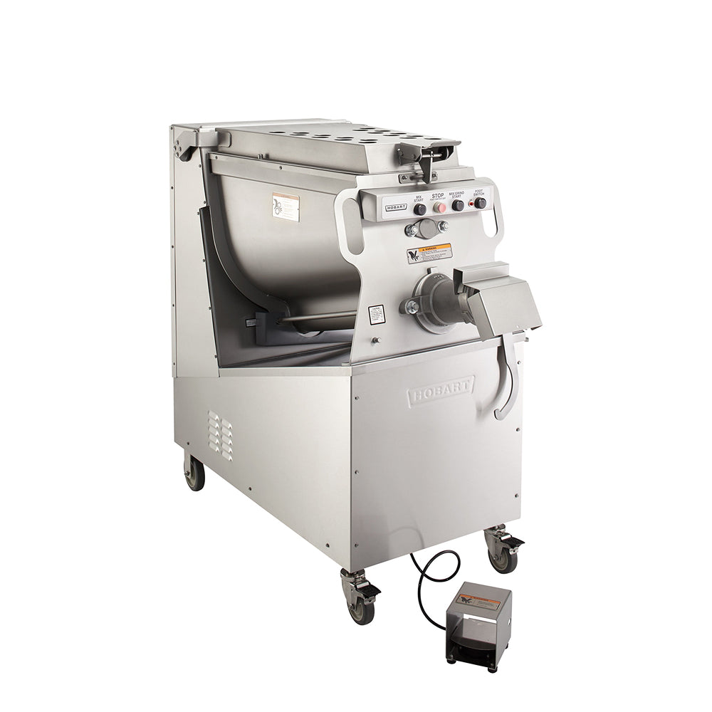 Refurbished Hobart MG1532 7.5 HP Commercial Meat Grinder & Mixer - Heavy Duty Restaurant Equipment for Butcher Shops, Delis & Food Processing