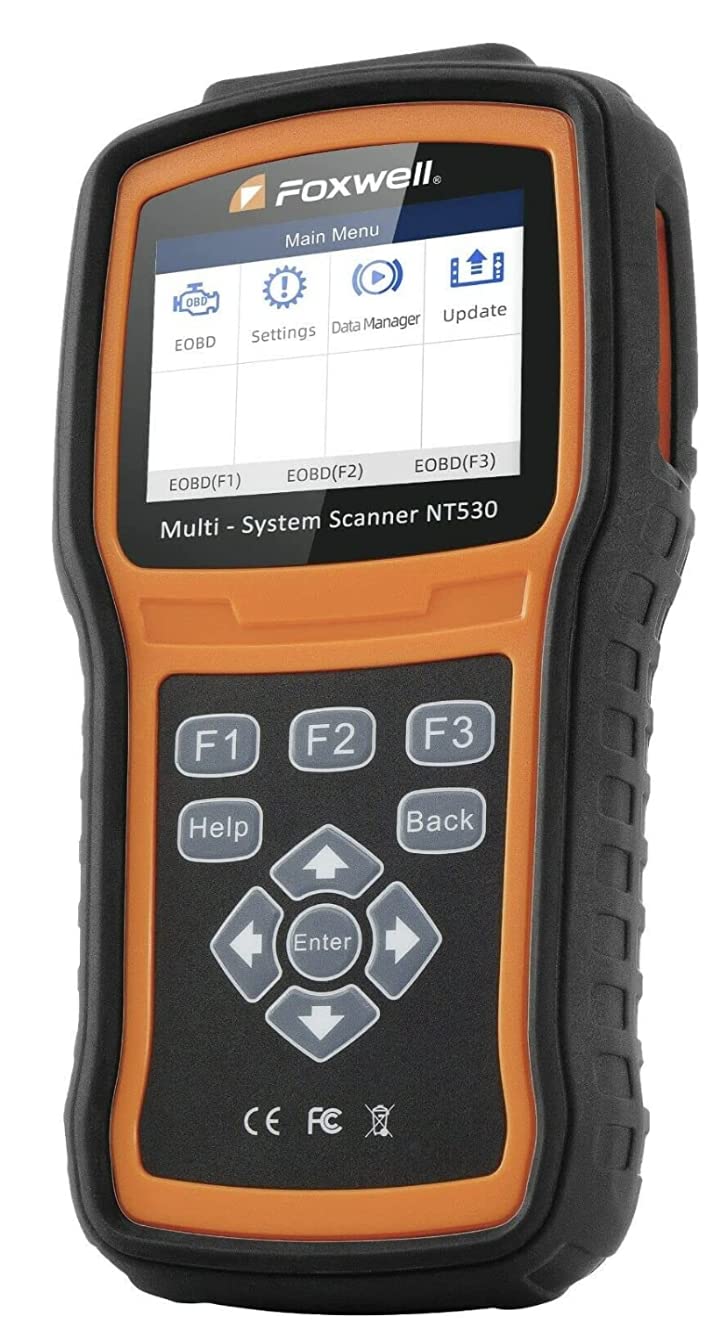 FOXWELL NT530 BMW Diagnostic Scanner - Full System OBD2 Code Reader for ABS, SRS, TPMS, EPB, Oil Reset & More | Bidirectional Scan Tool for Maintenance & Repairs | Perfect for DIY Mechanics & Professional Auto Shops