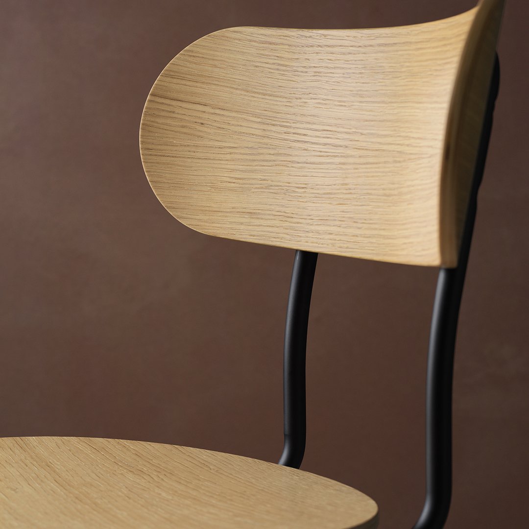 Modern Coco Dining Chair - Stackable Wooden Chair for Kitchen, Dining Room & Outdoor Use - Comfortable & Space-Saving Design