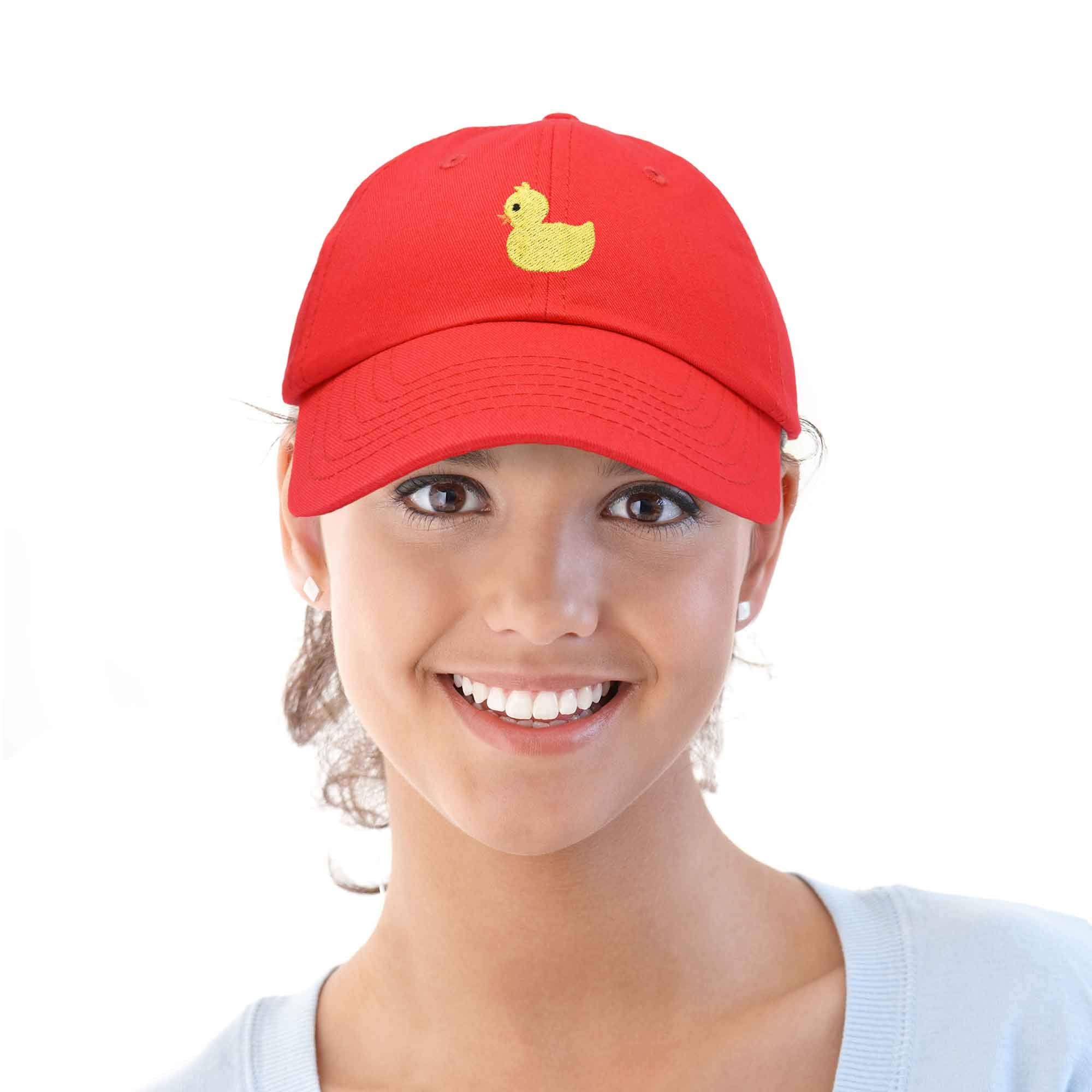 DALIX Cute Duck Soft Baseball Cap - Adjustable Dad Hat for Men & Women | Perfect for Outdoor Activities, Beach, Fishing & Casual Wear