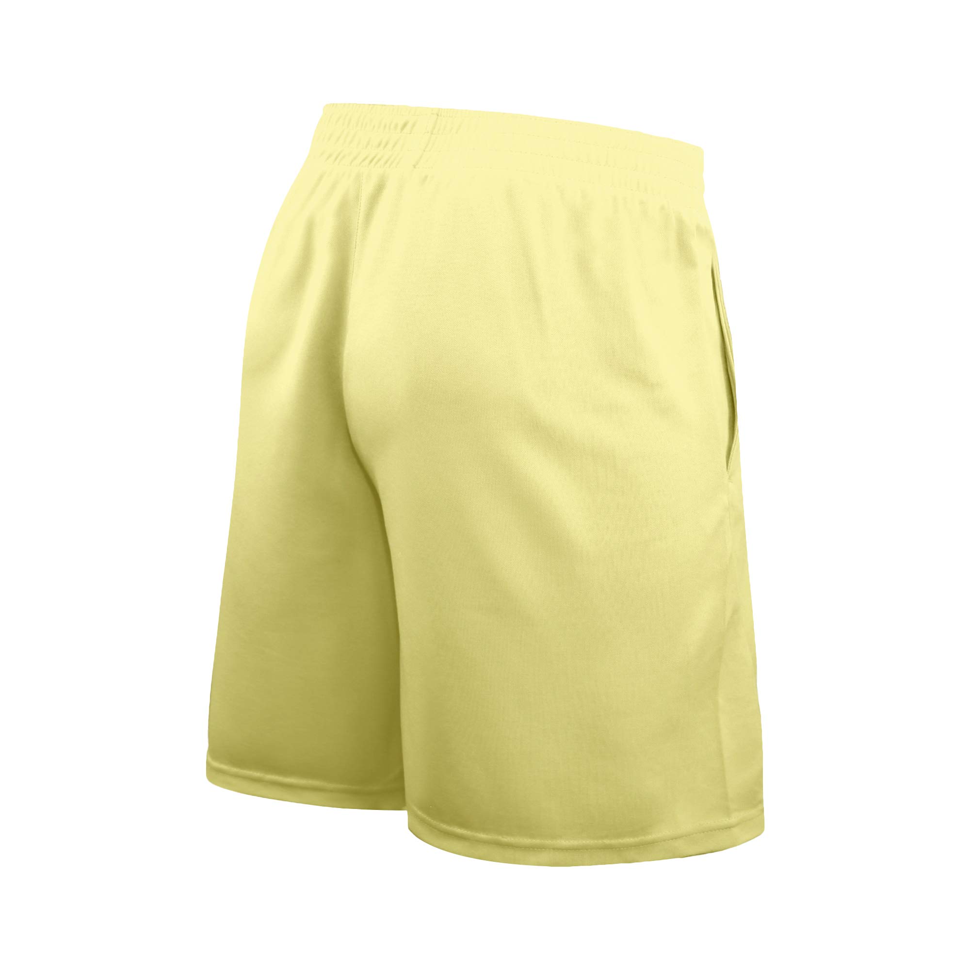 Icon Sports Men's Soccer Shorts - Official Adult Football Club Athletic Running Shorts with Moisture-Wicking Fabric for Training, Workouts & Matches | Lightweight Performance Soccer Pants for Men