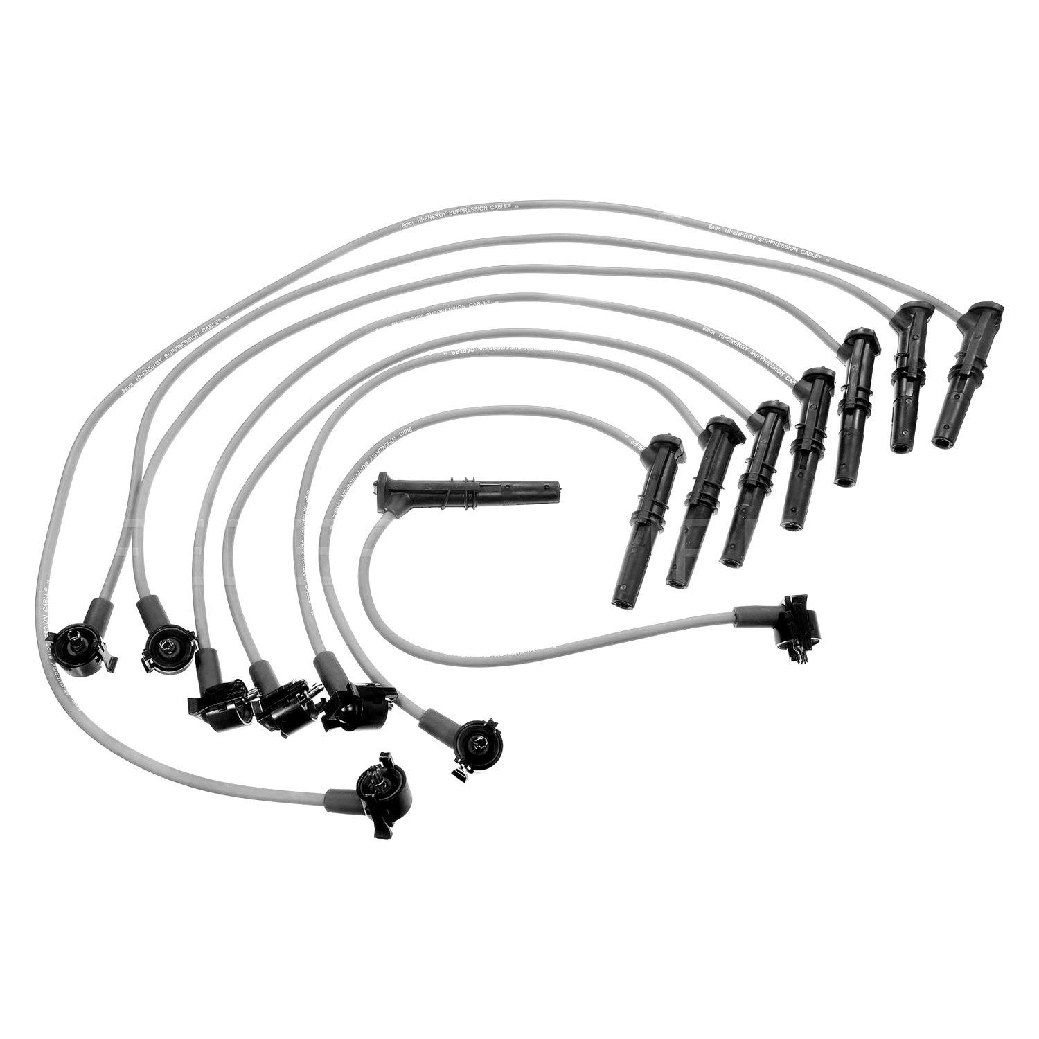 Standard Motor Products 3316 Spark Plug Wire Set - High Performance Ignition Wires for Ford, Chevy, Dodge & More - Perfect for Engine Tune-Ups & Performance Upgrades
