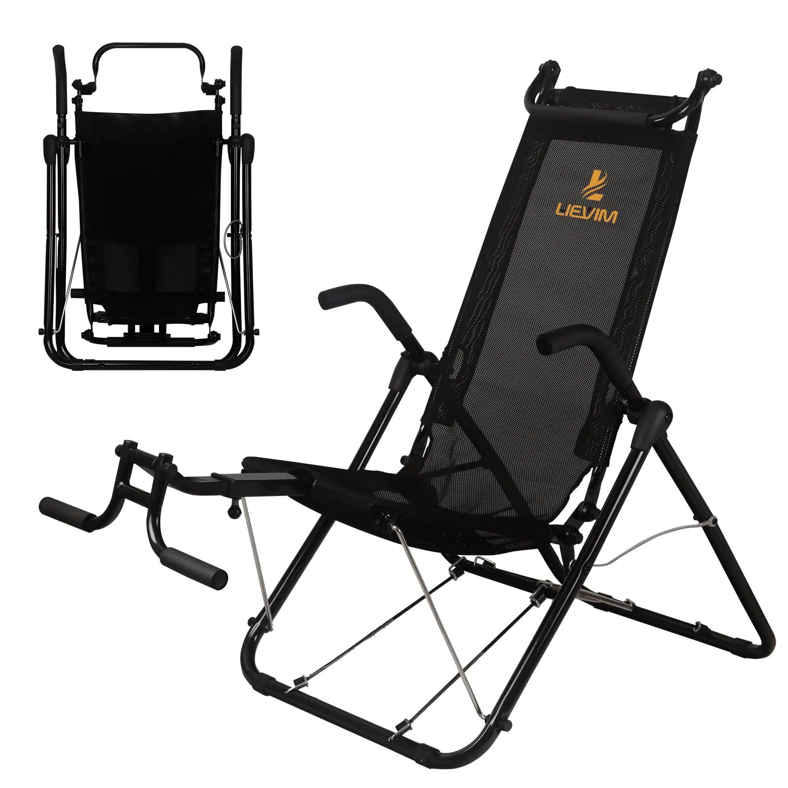 Abdominal Exerciser Chair for Home Gym - Full Body Workout Equipment for Sit Ups, Inversion Training & Muscle Strengthening | Portable Ab Machine for Core Strength, Back Pain Relief & Fitness Training | Perfect for Home Workouts, Office Exercises & Physical Therapy