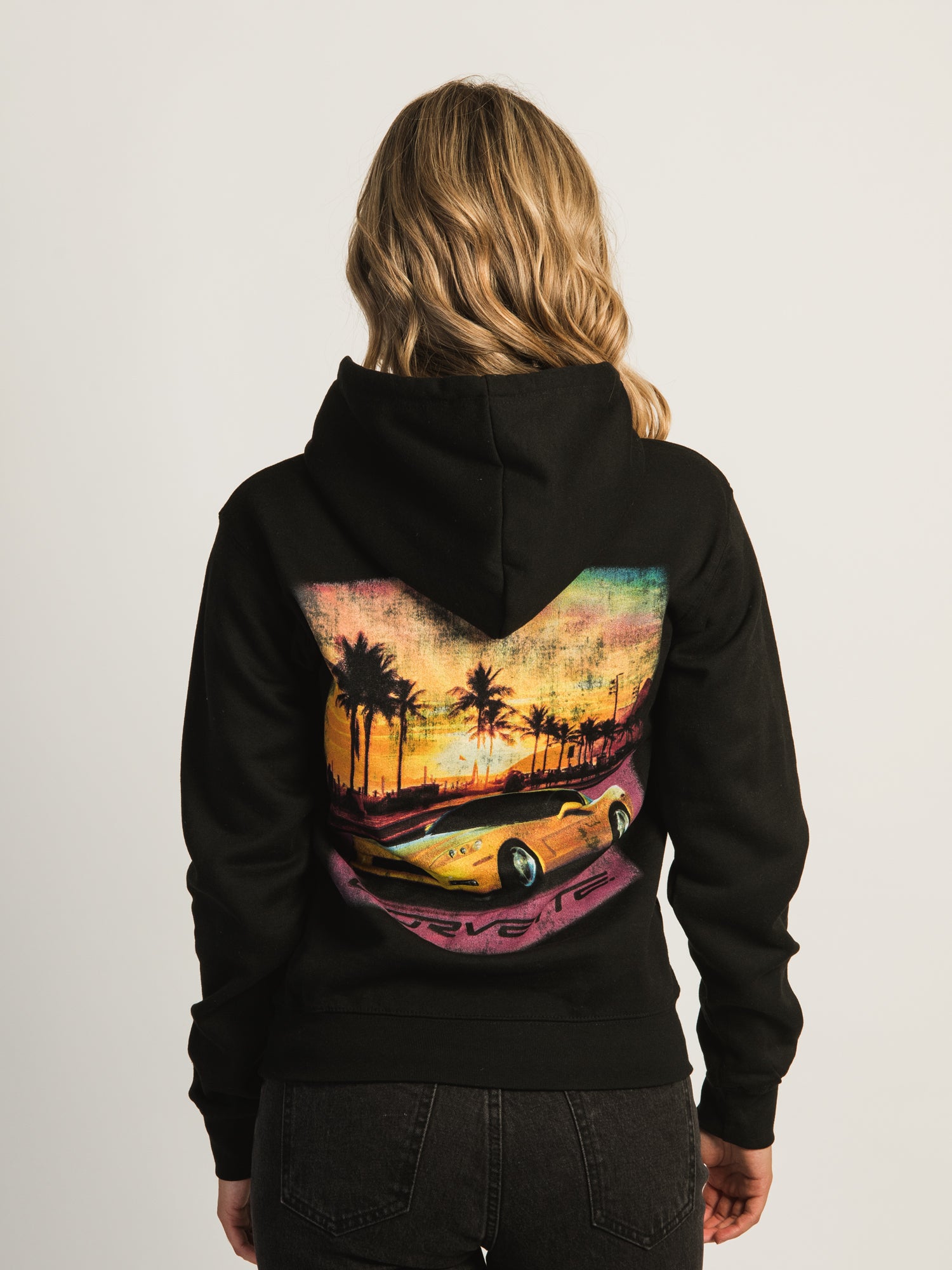 Chevy Corvette Pullover Hoodie - Men's & Women's Stylish Sweatshirt for Car Enthusiasts - Perfect for Casual Wear, Car Shows, and Racing Events