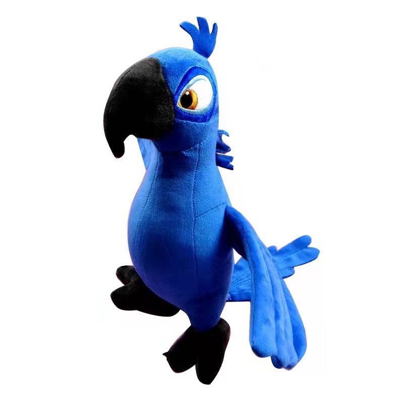 Rare Blue Parrot Stuffed Animal - Soft Plush Hyacinth Macaw Toy for Kids & Collectors | Perfect for Birthday Gifts, Nursery Decor & Bird Lovers