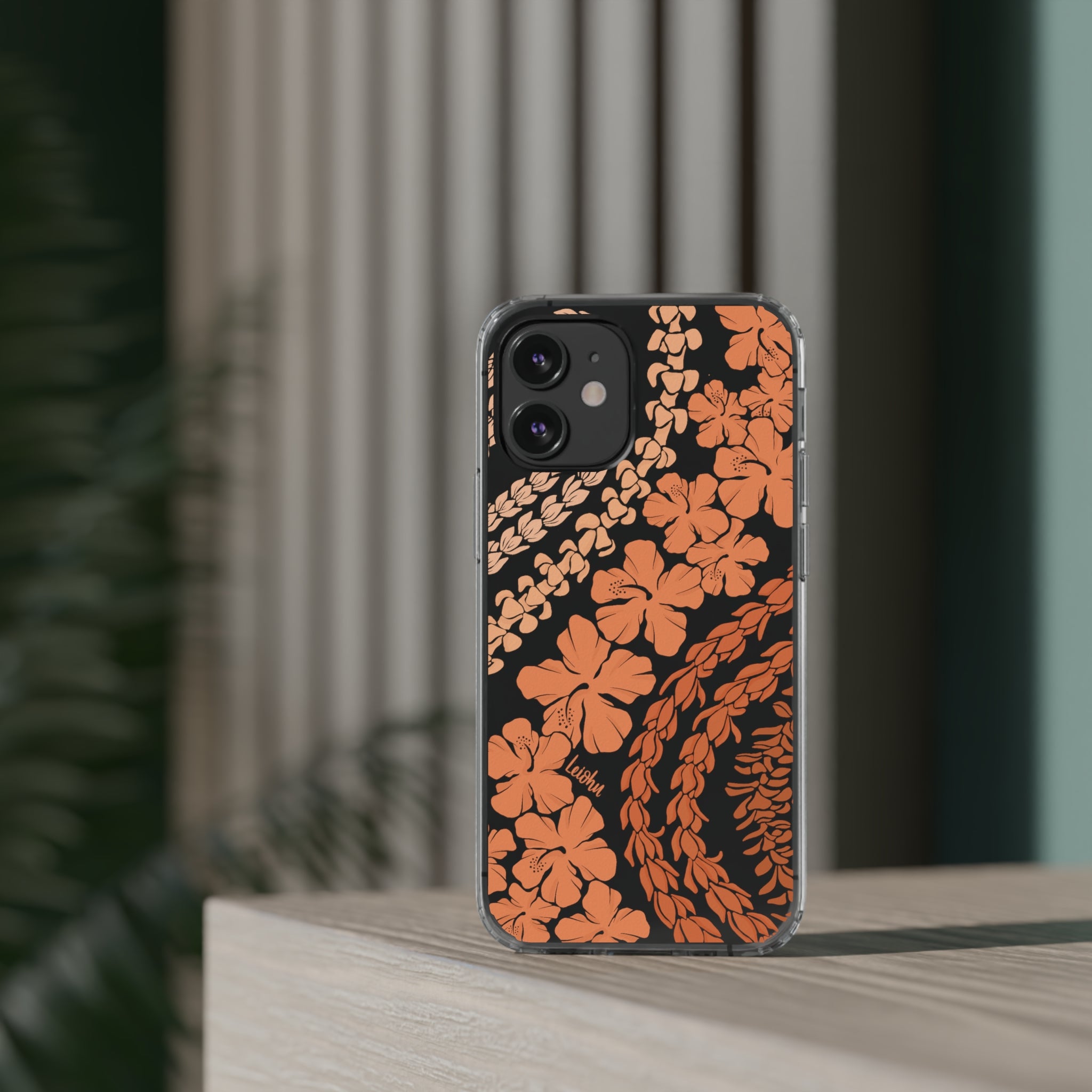 Groovy Lei Warm Clear Phone Case - Soft & Durable Protective Cover for iPhone & Android - Perfect for Winter, Outdoor Activities & Everyday Use