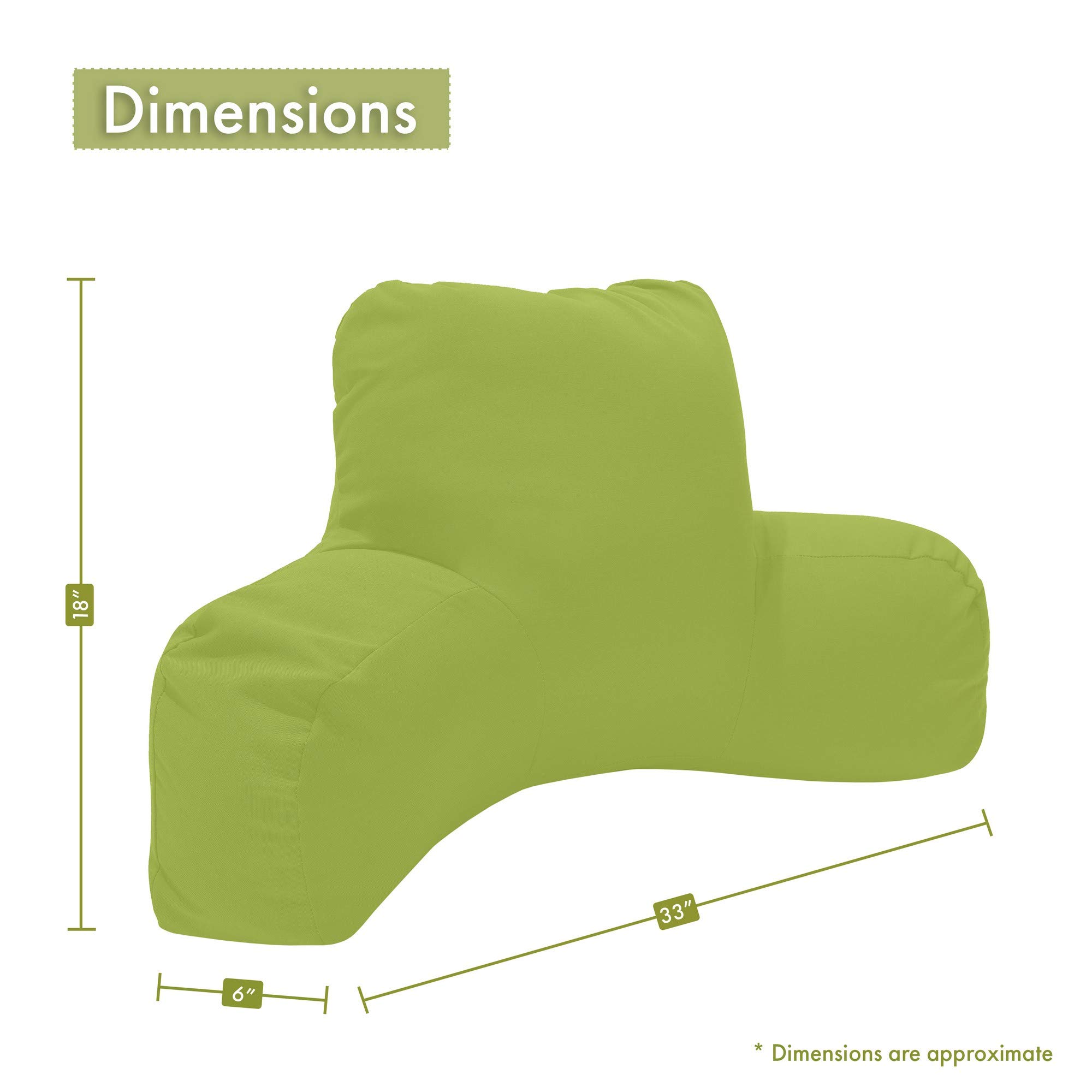 Comfortable Yellow Plantation Reading Pillow - Perfect for Bed, Sofa & Cozy Reading Nook Support