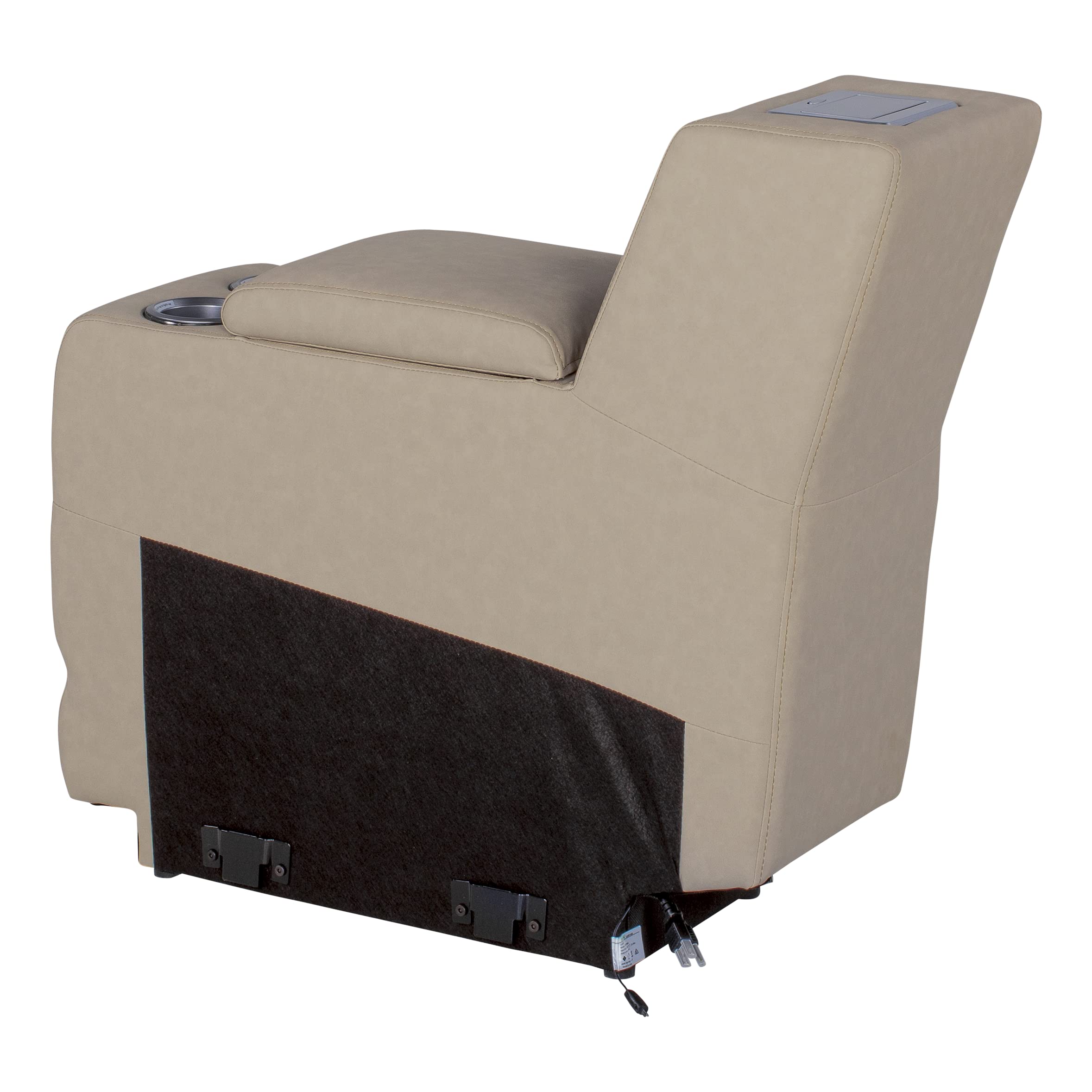 Thomas Payne Seismic Series Theater Seating with Center Console for 5th Wheel RVs, Travel Trailers & Motorhomes – Premium RV Furniture for Home Theater & Entertainment in Altoona