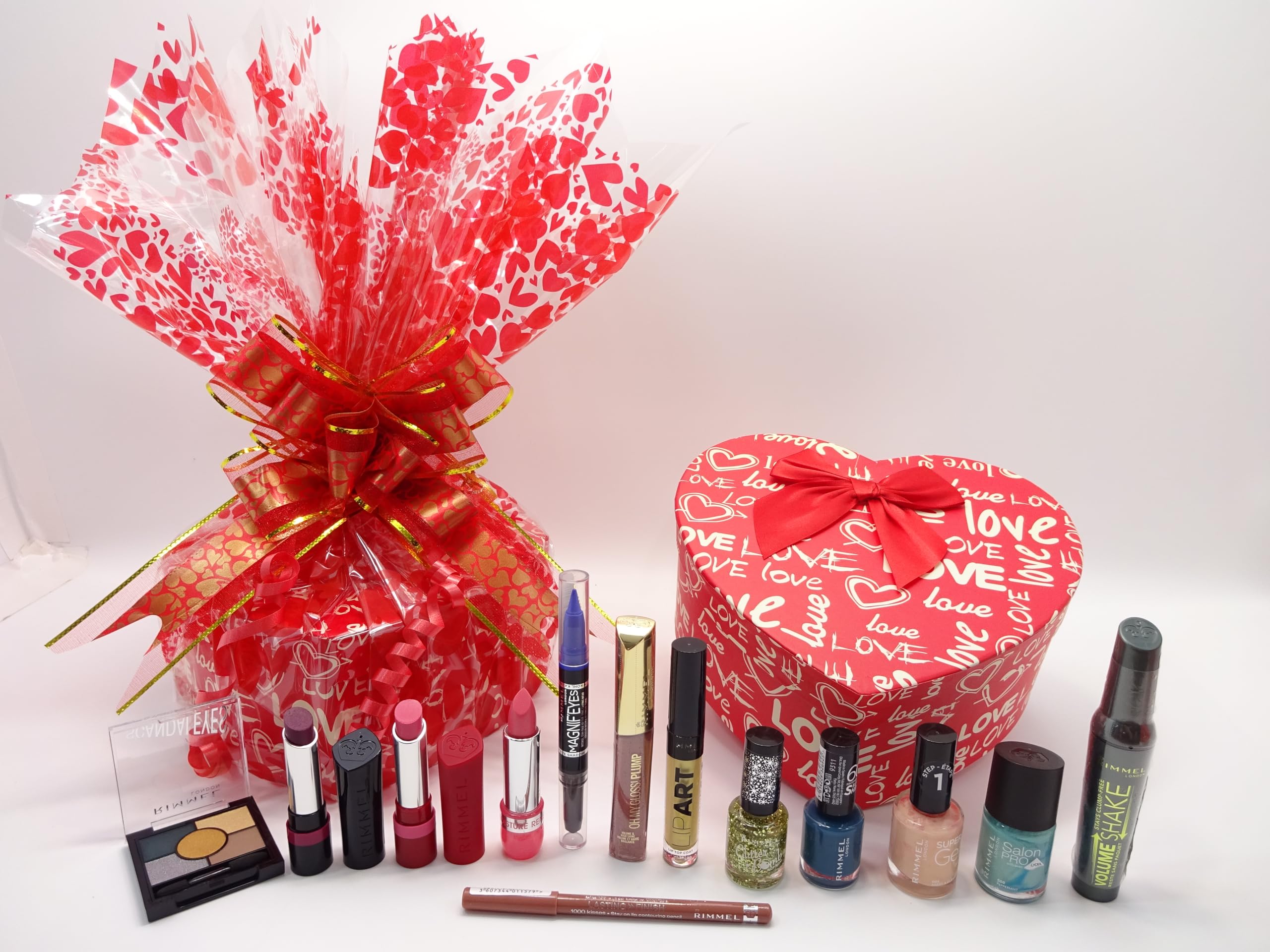 Rimmel London Luxury Beauty Gift Set - Makeup Hamper with Wrapped Box for Women | Perfect for Birthday, Anniversary & Holiday Gifts