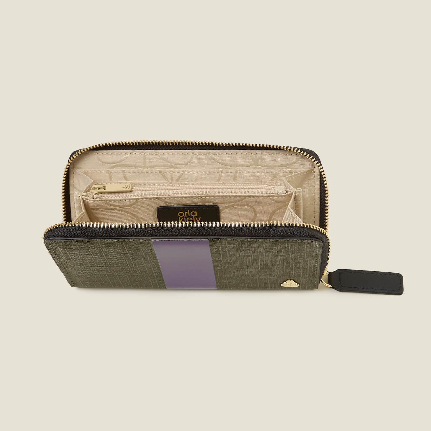 Forget Me Not Wallet - Shiny Stripe Spruce Purple RFID Blocking Slim Wallet for Women | Perfect for Travel, Shopping & Everyday Use