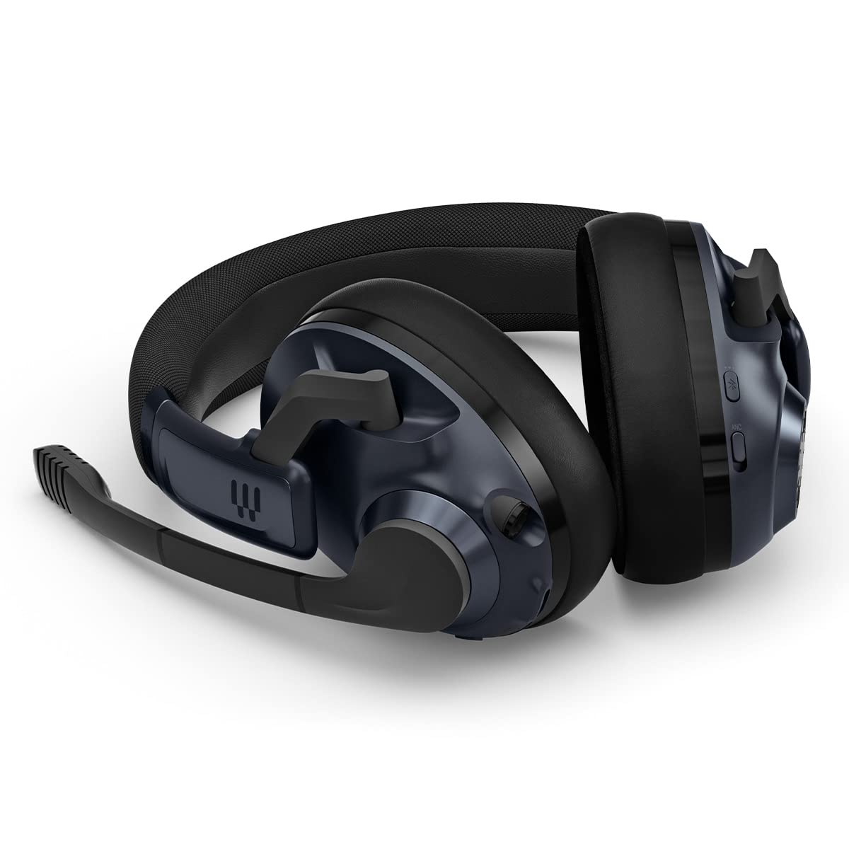 EPOS H3Pro Hybrid Gaming Headset with Microphone - Wireless Bluetooth Headphones for PC, PS5, Xbox - Active Noise Cancellation, Adjustable Ear Cups, Smart Audio Controls, 7.1 Surround Sound - Perfect for Gaming, Streaming & Remote Work (Midnight Blue)