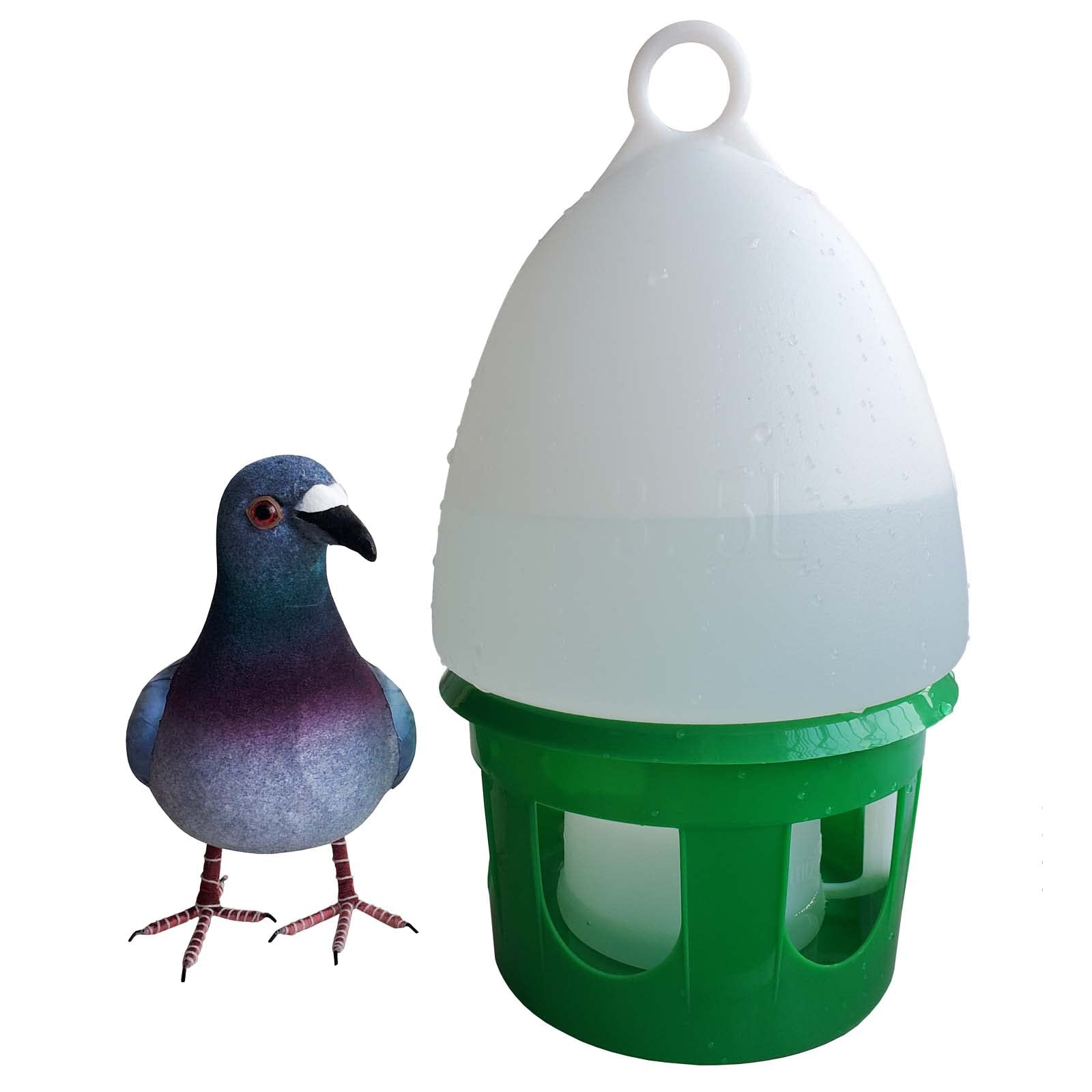Automatic Pigeon Water Dispenser 3.5L - Bird Water Feeder for Chickens, Ducks, Quails & Doves | Outdoor Poultry & Pet Watering Solution for Coops, Cages & Aviaries