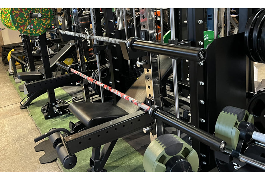 Warrior 6 Bearing Cerakote Camo Barbell - High Performance Weightlifting Bar for CrossFit, Powerlifting & Home Gym Workouts