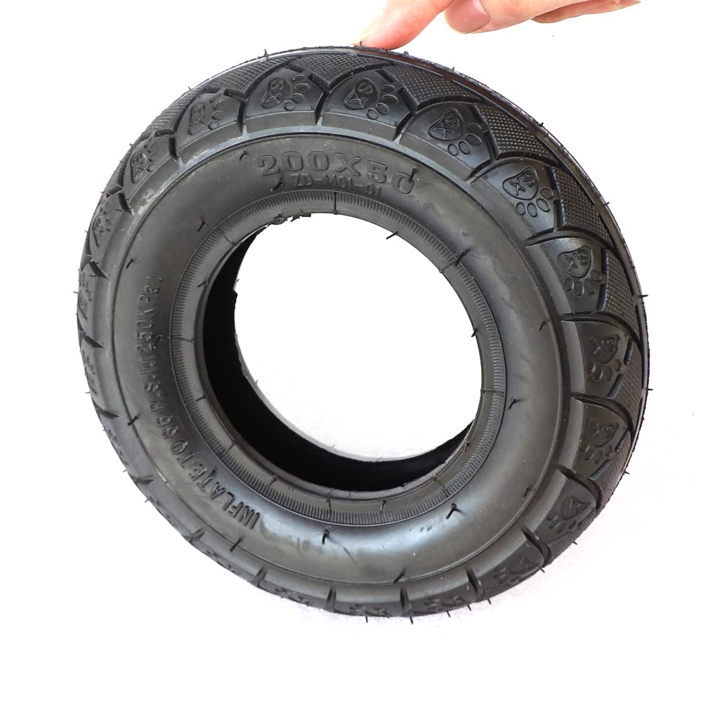 8 Inch 200x50 Electric Scooter Tires - Replacement Tyres for Mini Scooters, Motorcycles & Wheel Vehicles - Durable All-Terrain Tires for Commuting, Off-Road & Urban Riding
