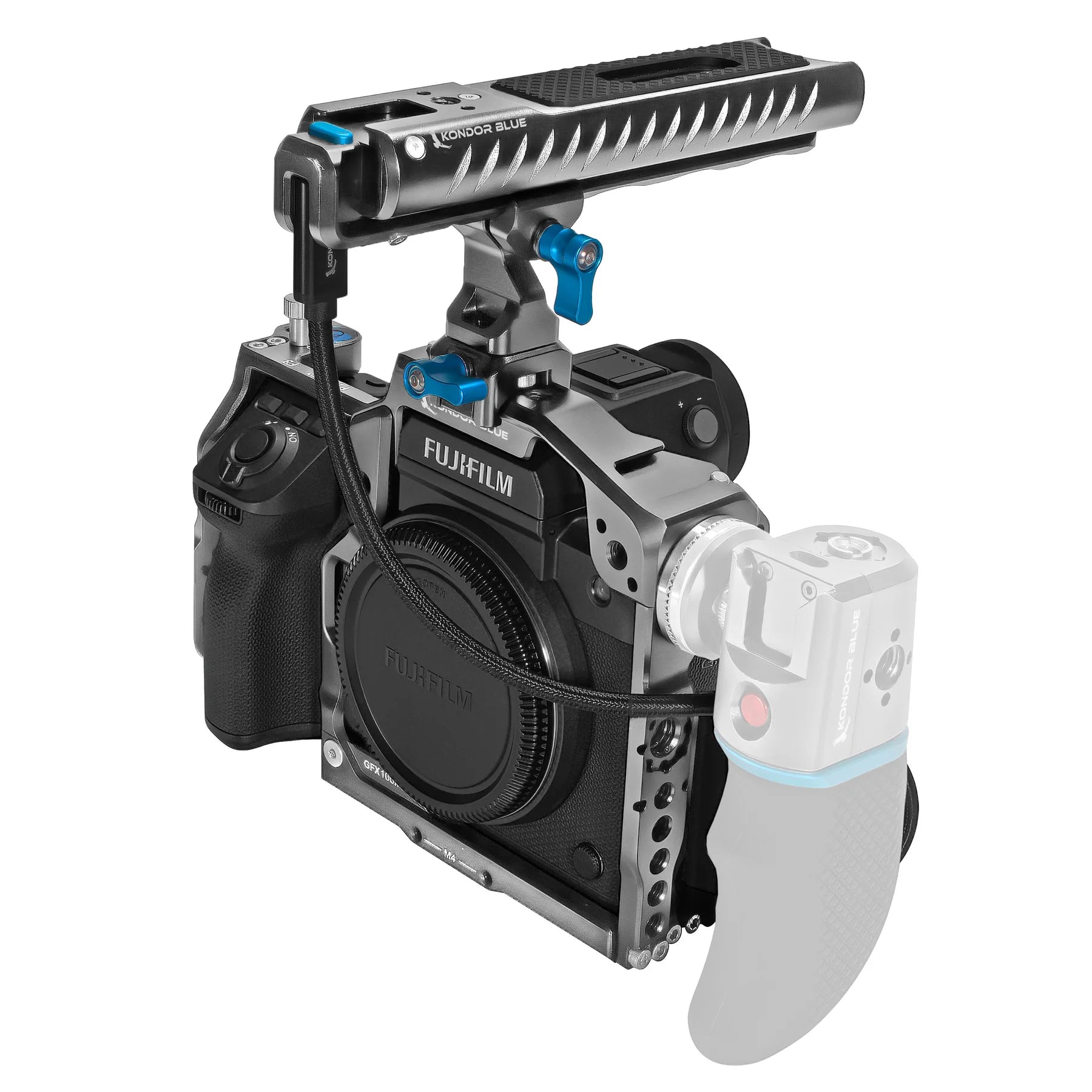 Kondor Blue Fujifilm GFX100 II Camera Cage - Durable Aluminum Alloy Protection for Professional Photography & Videography | Perfect for Studio, Travel & Outdoor Shoots