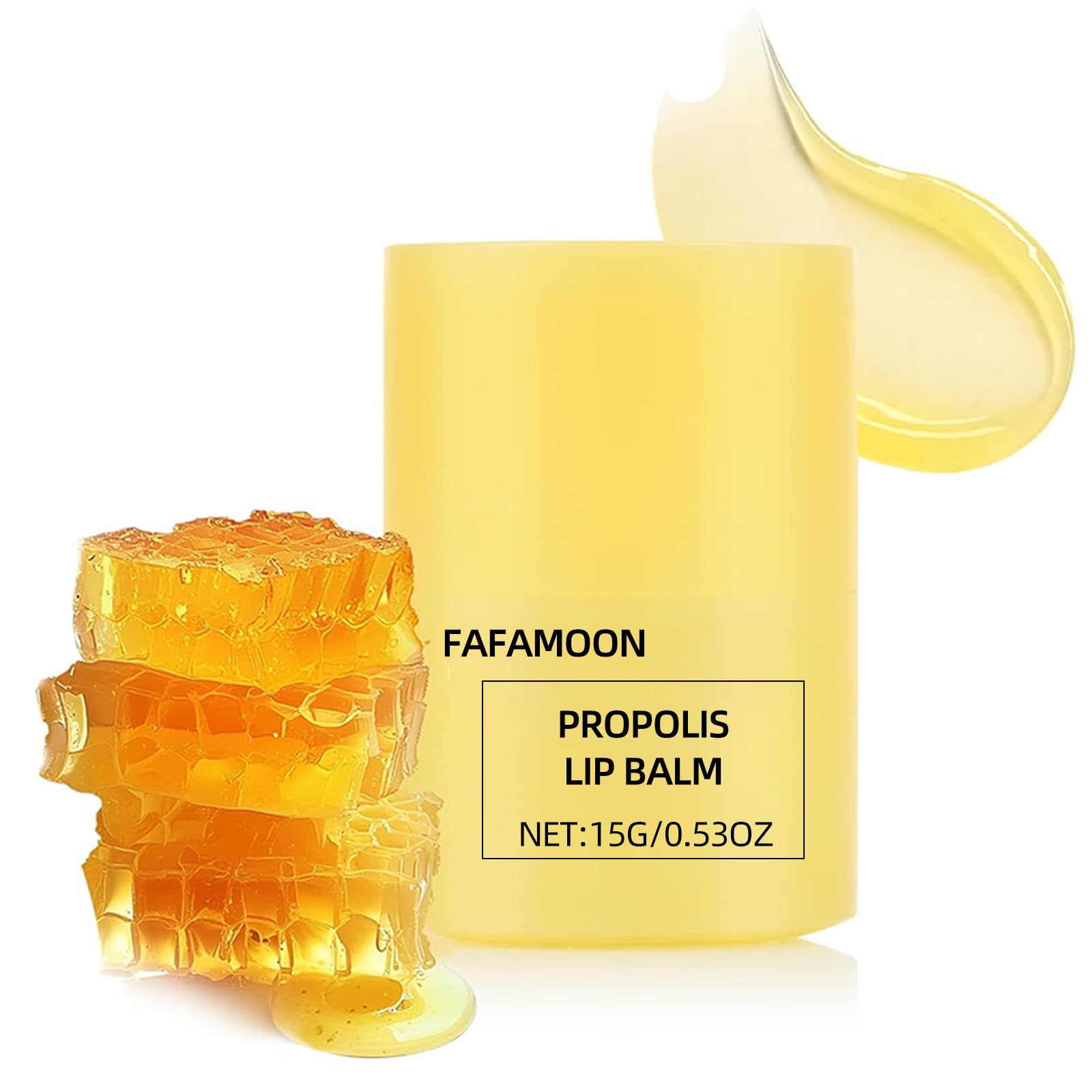 Honey Lip Balm with Propolis & Aloe Vera - Deeply Nourishing Lip Care for Soft, Smooth Lips