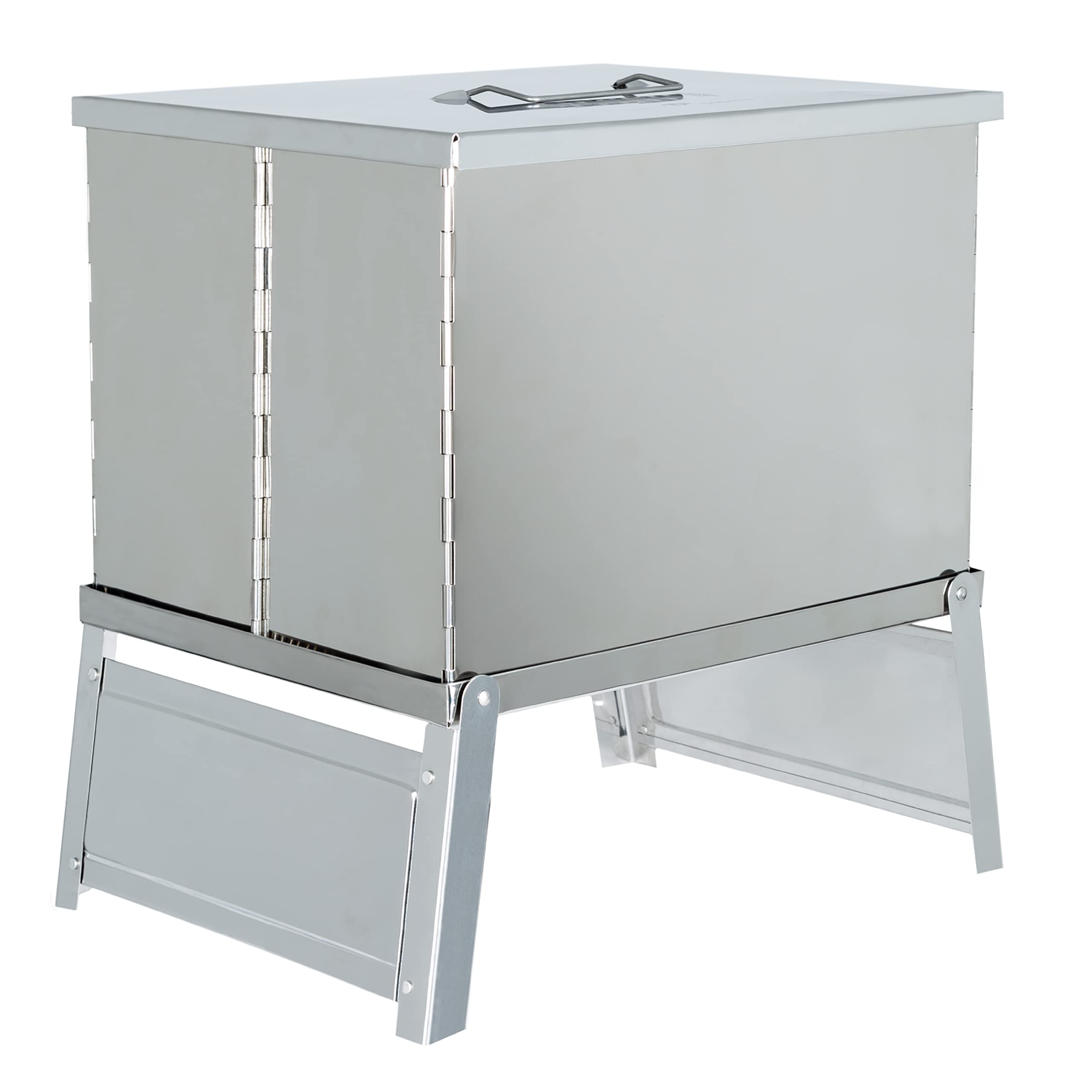 Portable Smoker for Outdoor Cooking - Compact & Lightweight BBQ Smoker for Camping, Tailgating, and Backyard Grilling - Perfect for Ribs, Chicken, and Fish
