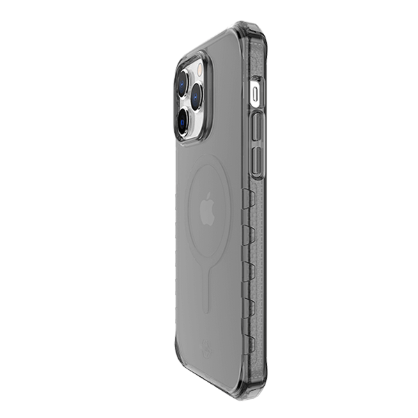 ITSKINS Supreme MagClear Case for iPhone 14 Pro Max - Graphite | Slim Protective Cover with Magnetic Alignment | Perfect for Work, Travel & Everyday Use
