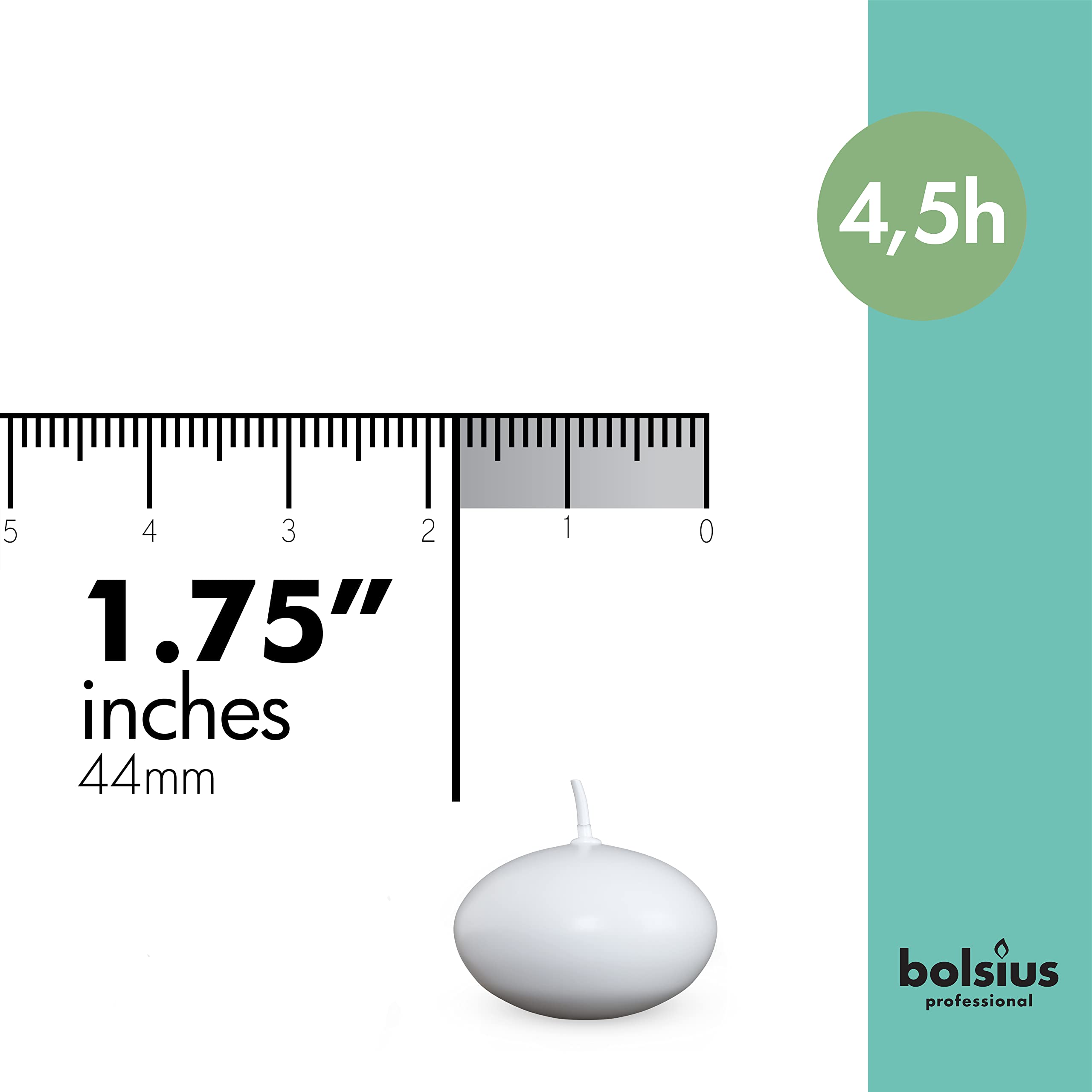 Bolsius Unscented 1.75