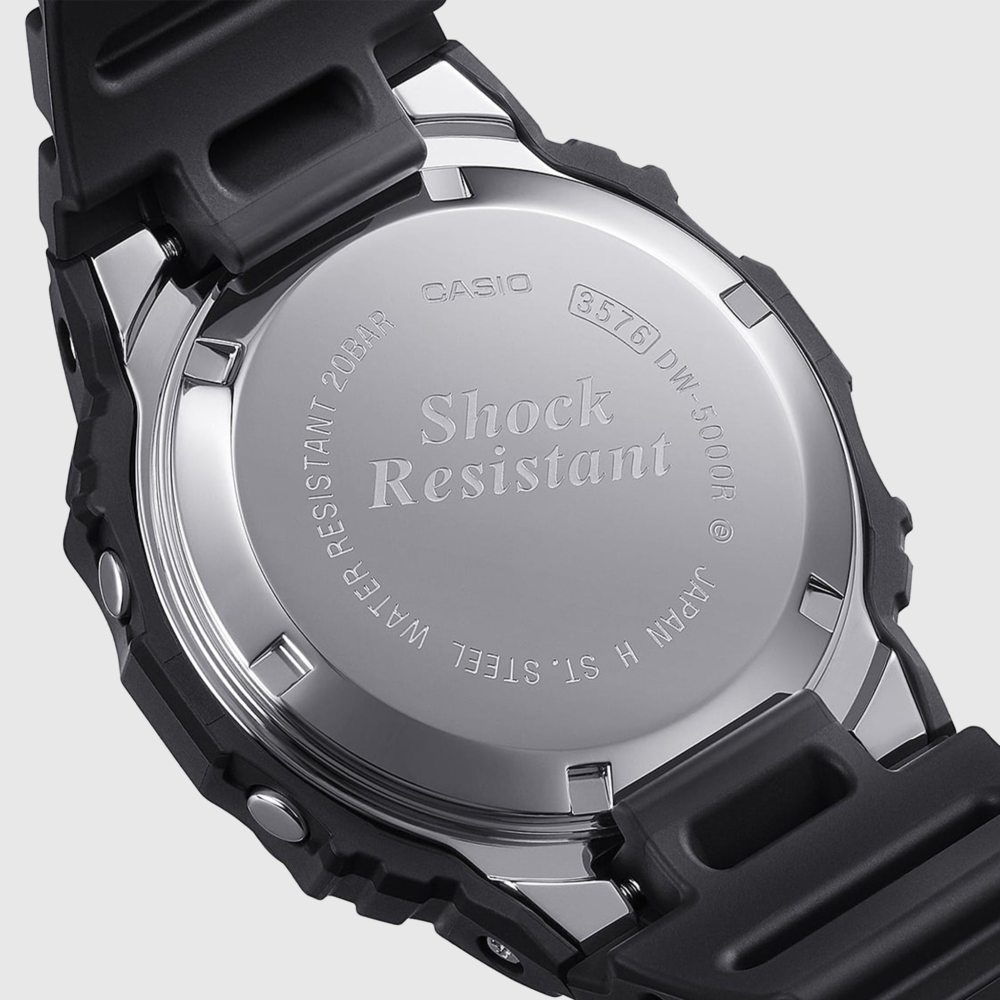 Casio G-Shock DW5000R-1A Men's Shock Resistant Digital Watch - Made in Japan - Perfect for Outdoor Activities, Sports & Daily Wear