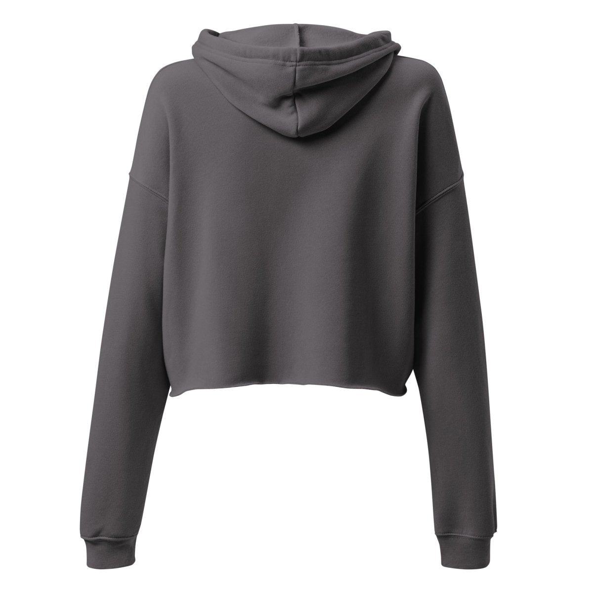 Gratitude Embroidered Women's Crop Hoodie - Stylish Pullover Sweatshirt for Casual Wear, Yoga & Street Fashion
