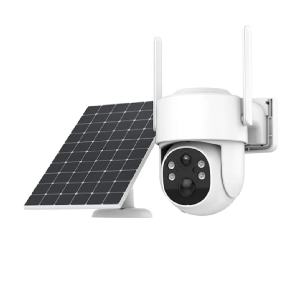 **Axaooqeld 4MP WiFi Solar Security Camera - Outdoor PTZ Camera with Solar Panel, Rechargeable Battery & Human Detection for Home Surveillance & Property Protection**    *(Ideal for Monitoring Backyards, Driveways, and Business Premises - Weatherproof & Night Vision Enabled)*