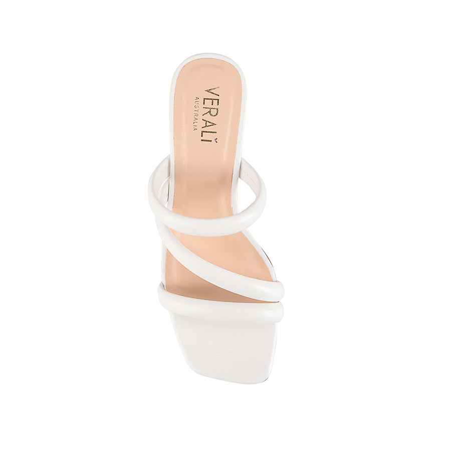 NaeNae Women's Block Heel Sandals - Comfortable White Summer Shoes for Casual Outings, Date Nights & Beach Vacations