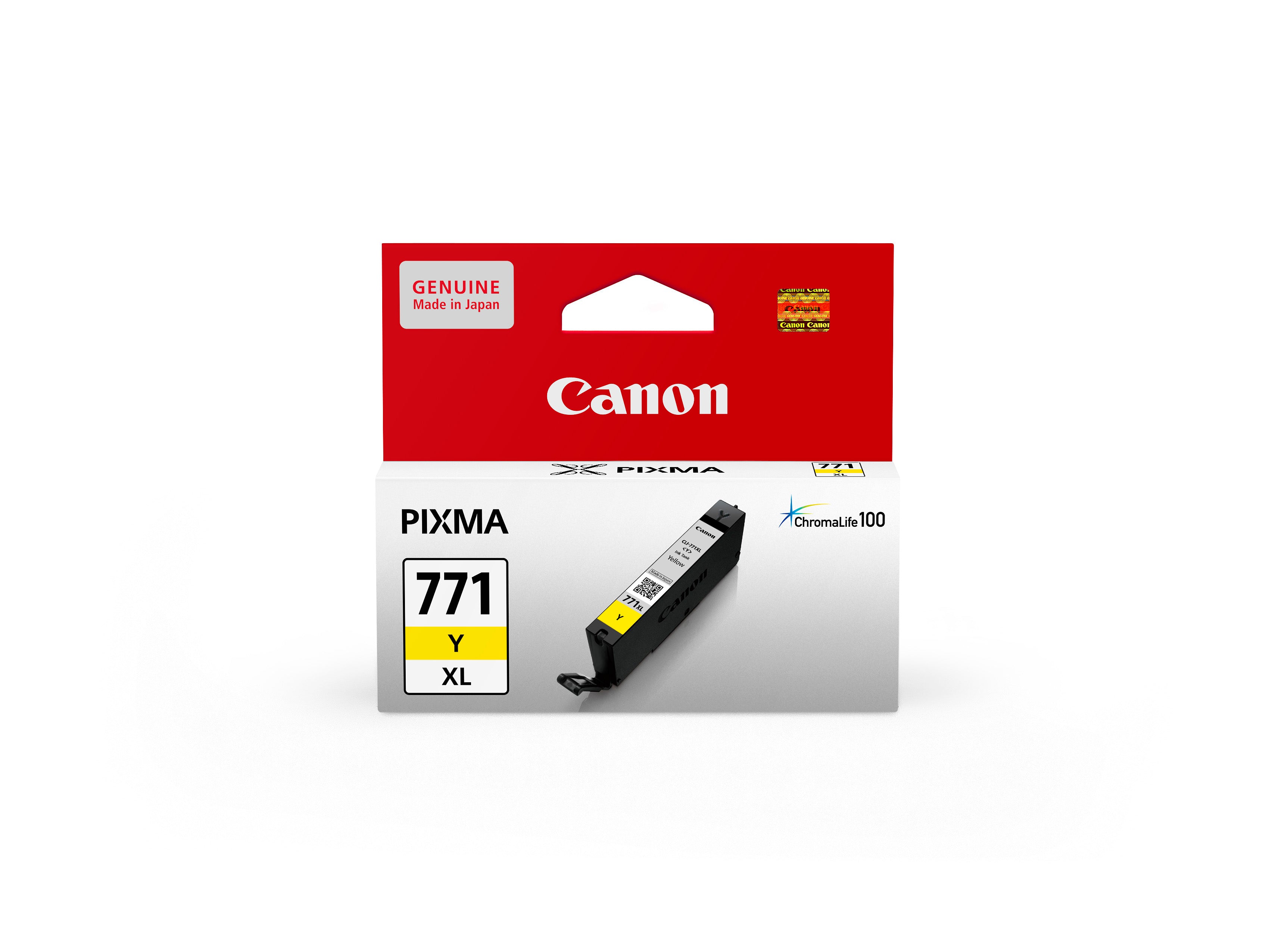 Canon CLI-771XL Yellow Ink Cartridge - High-Quality Replacement for Canon Printers | Perfect for Home, Office & Photo Printing