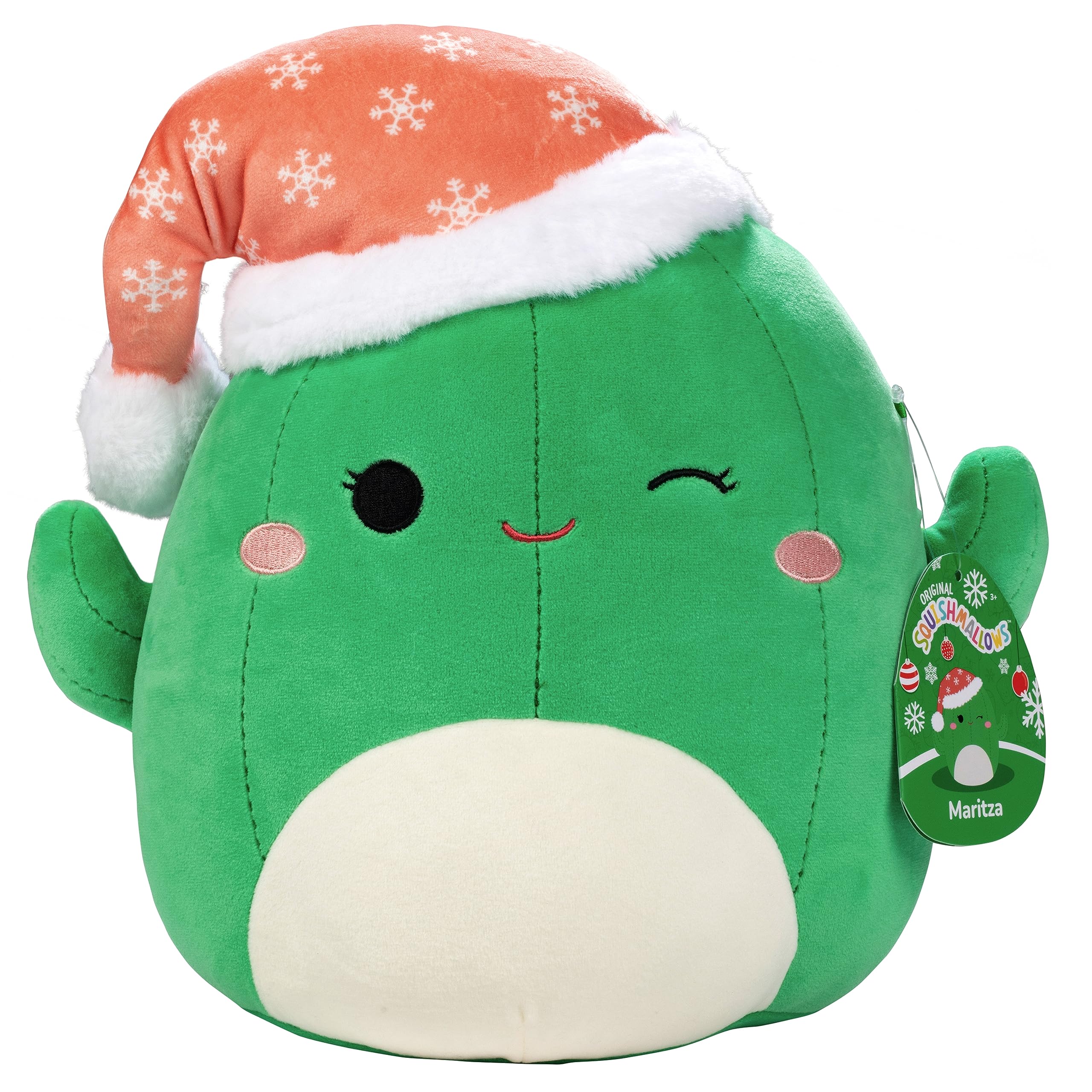 Official Jazwares Squishmallows 10-Inch Maritza The Easter Cactus Plush Toy - Ultra Soft & Collectible Stuffed Animal for Kids, Girls & Boys - Perfect Easter Gift, Room Decor & Stress Relief Companion