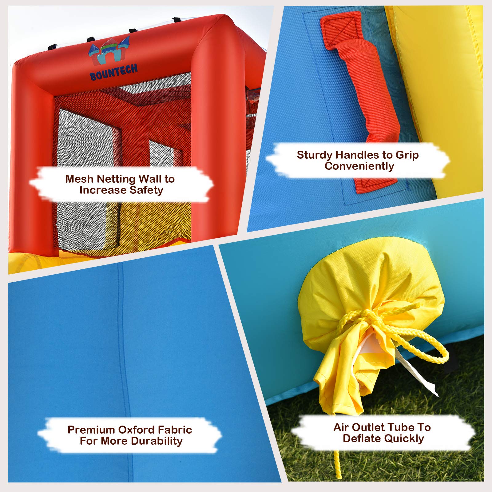 **BOUNTECH 20.5x11FT Inflatable Water Slide for Kids & Adults - Dual Racing Slides, Splash Pool, 680W Blower - Backyard Outdoor Party Fun, Summer Gifts for Big Kids & Family Gatherings**