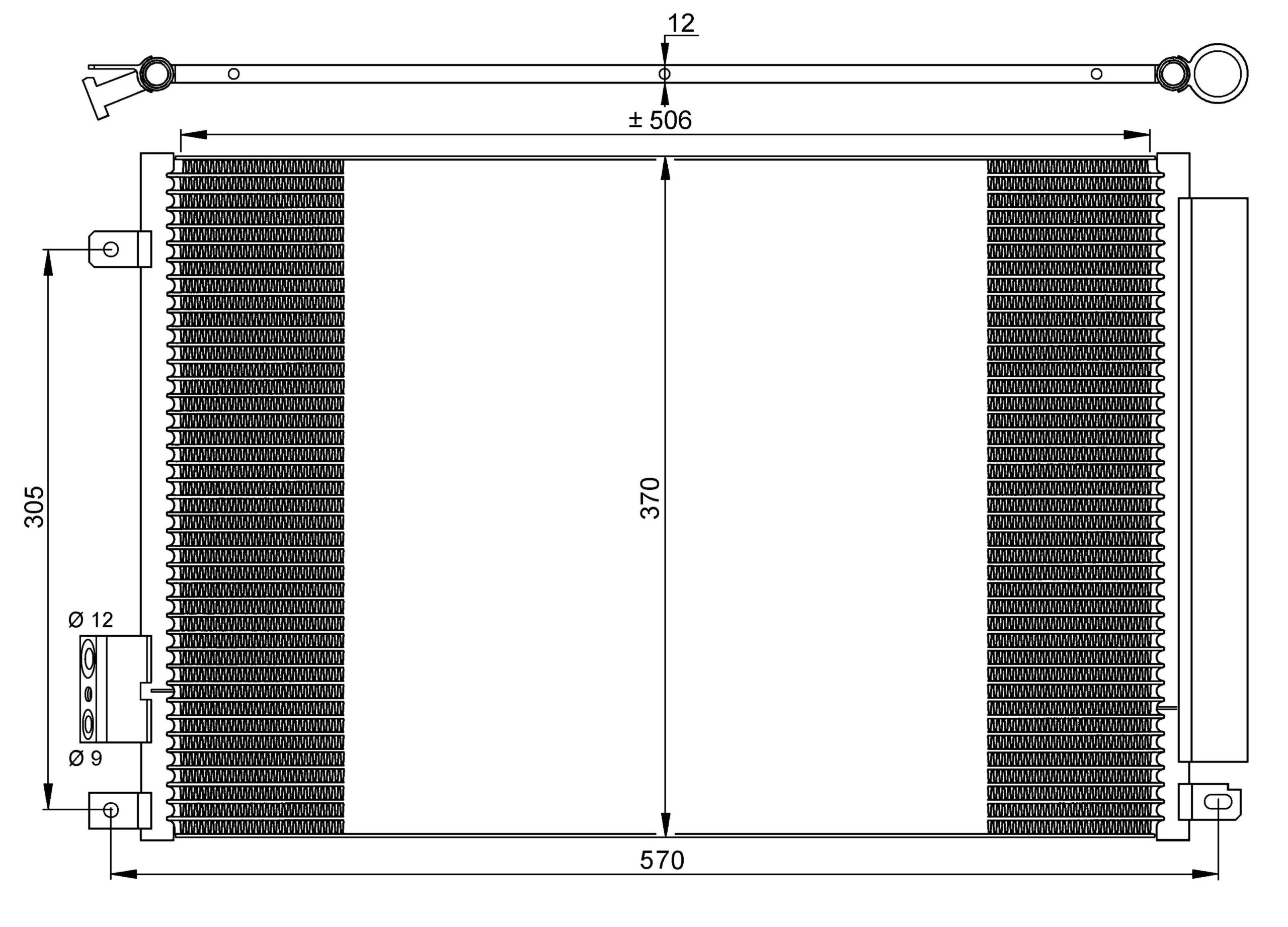 High-Efficiency 35753 AC Condenser for Home & Auto Air Conditioning Systems - Perfect for Cooling & Climate Control in Residential & Automotive Use