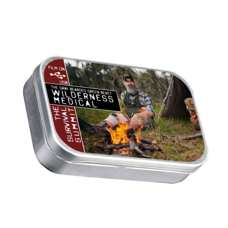 Wilderness Medical USB Rechargeable Emergency First Aid Kit - Portable Outdoor Survival Gear for Hiking, Camping, and Adventure Travel