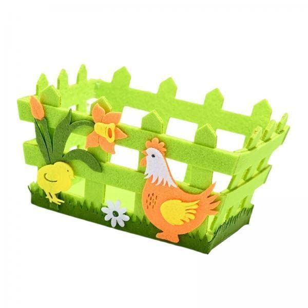 Yajuyi 2-Pack Green Easter Baskets for Kids - Egg Hunting Basket Set, Easter Party Favors, Home Decor & Spring Celebration Gift for Boys and Girls - Perfect for Easter Egg Hunts, Spring Decorations & Party Supplies