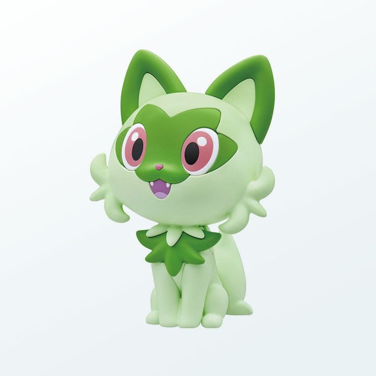 Bandai Quick Model #18 Pokemon Sprigatito Model Kit - Easy Build Collectible Figure for Pokemon Fans | Perfect for Display, Gifts & Anime Collections