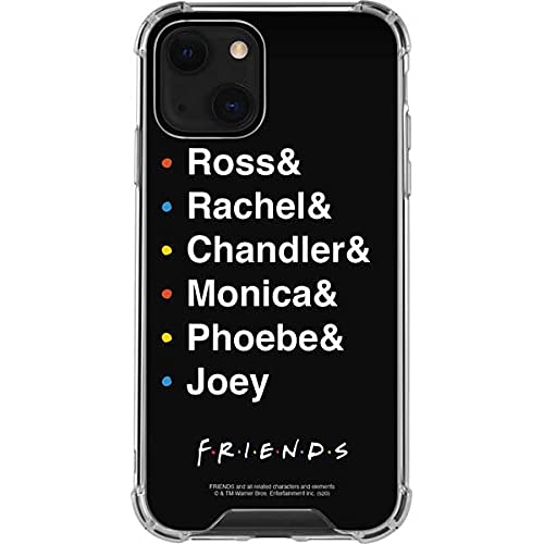 Skinit Clear Phone Case for iPhone 13 - Officially Licensed Warner Bros Friends Crew Design | Protective Cover for Everyday Use & Gift Giving